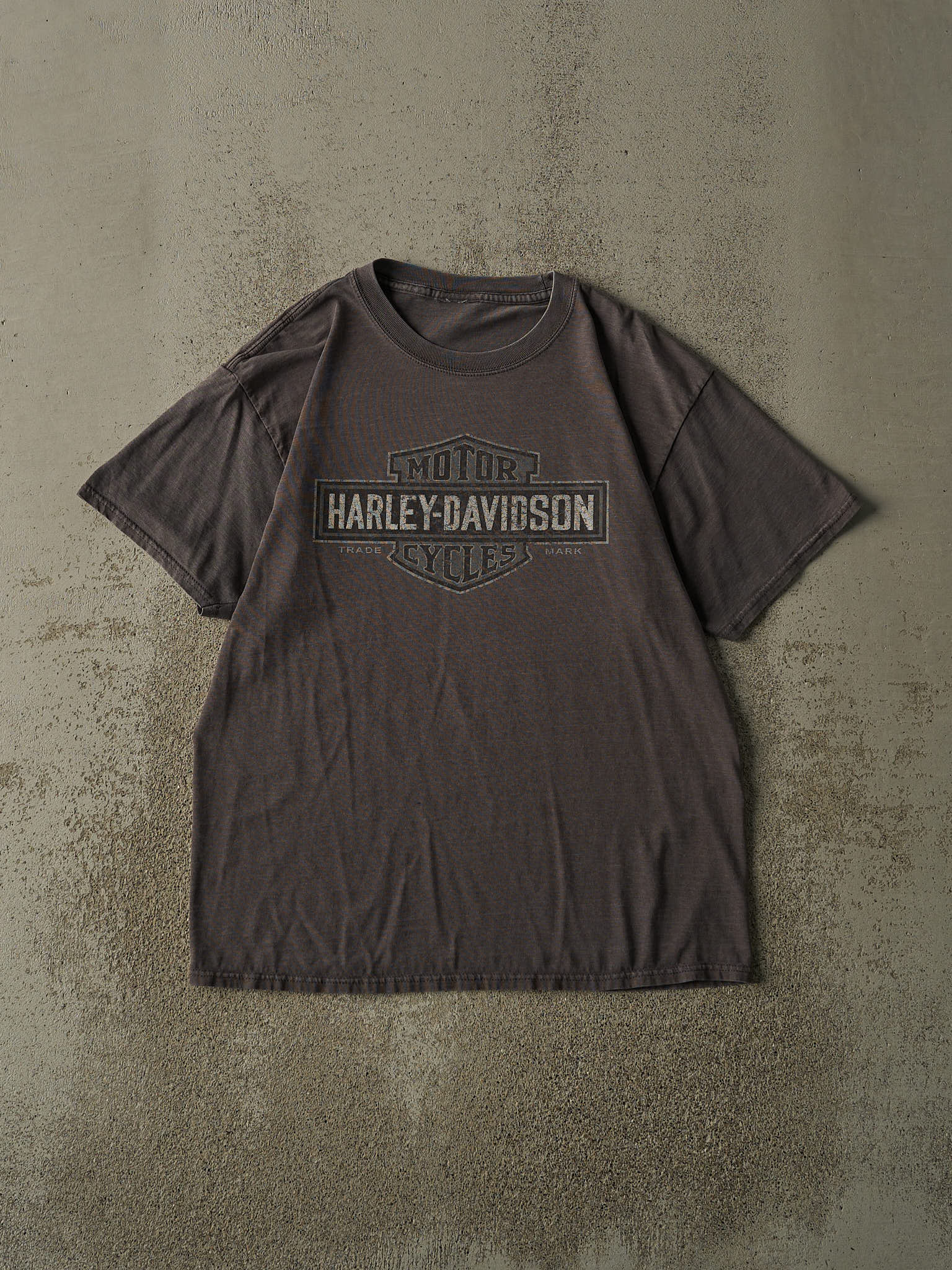 Vintage Y2K Charcoal Grey Mankato MN Harley Davidson Tee (M)