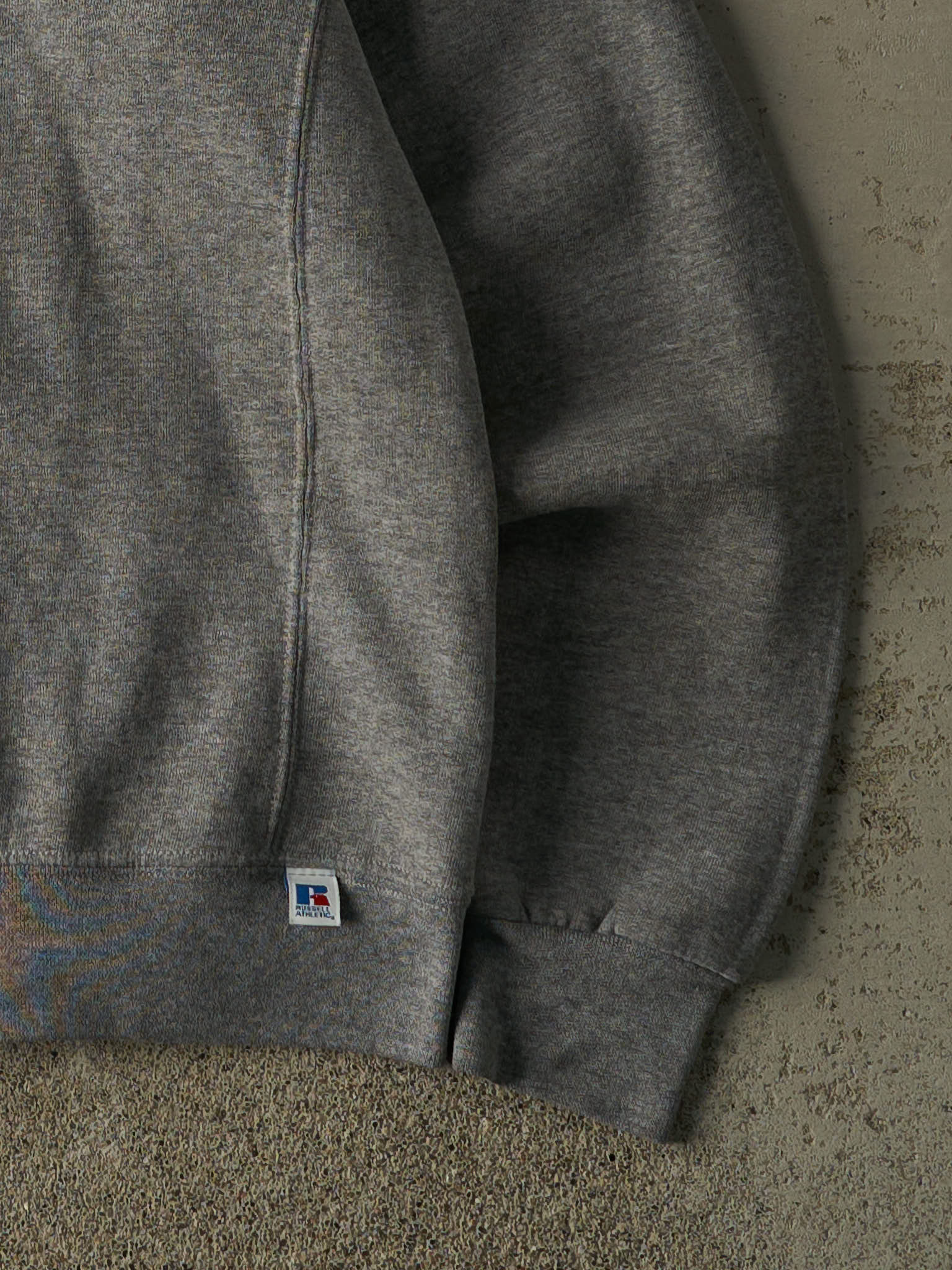 Vintage Y2K Grey McDonalds Embroidered Russell Athletic Crewneck (S/M)