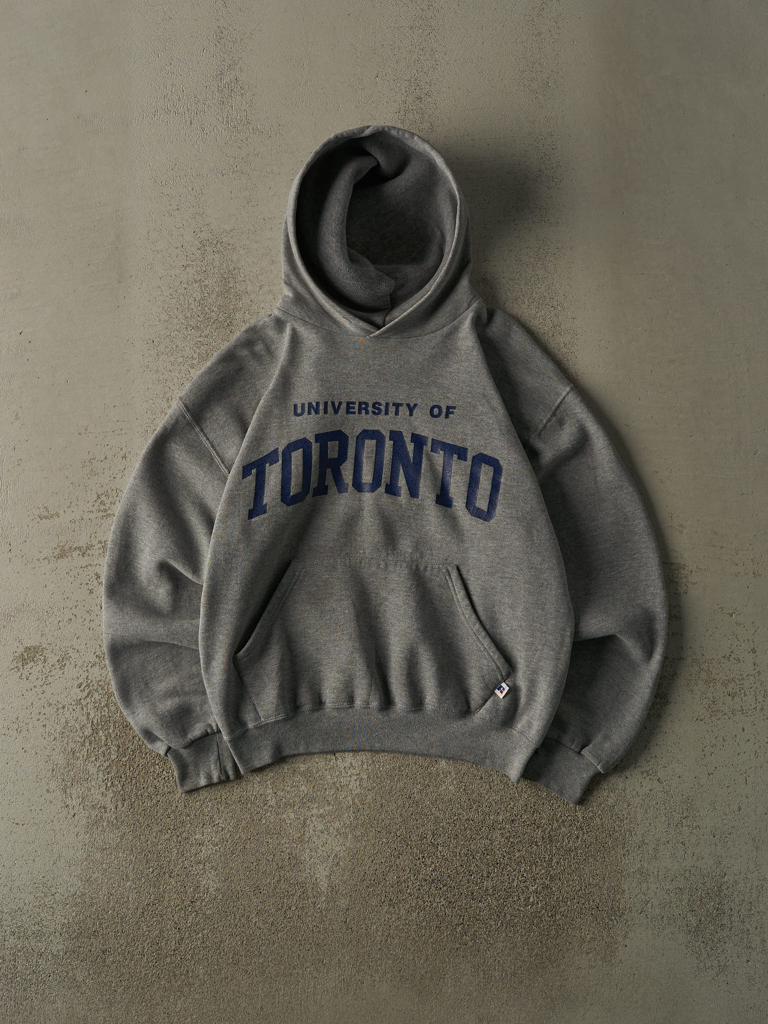 Vintage 90s Grey University of Toronto Russell Athletic Hoodie (S/M)