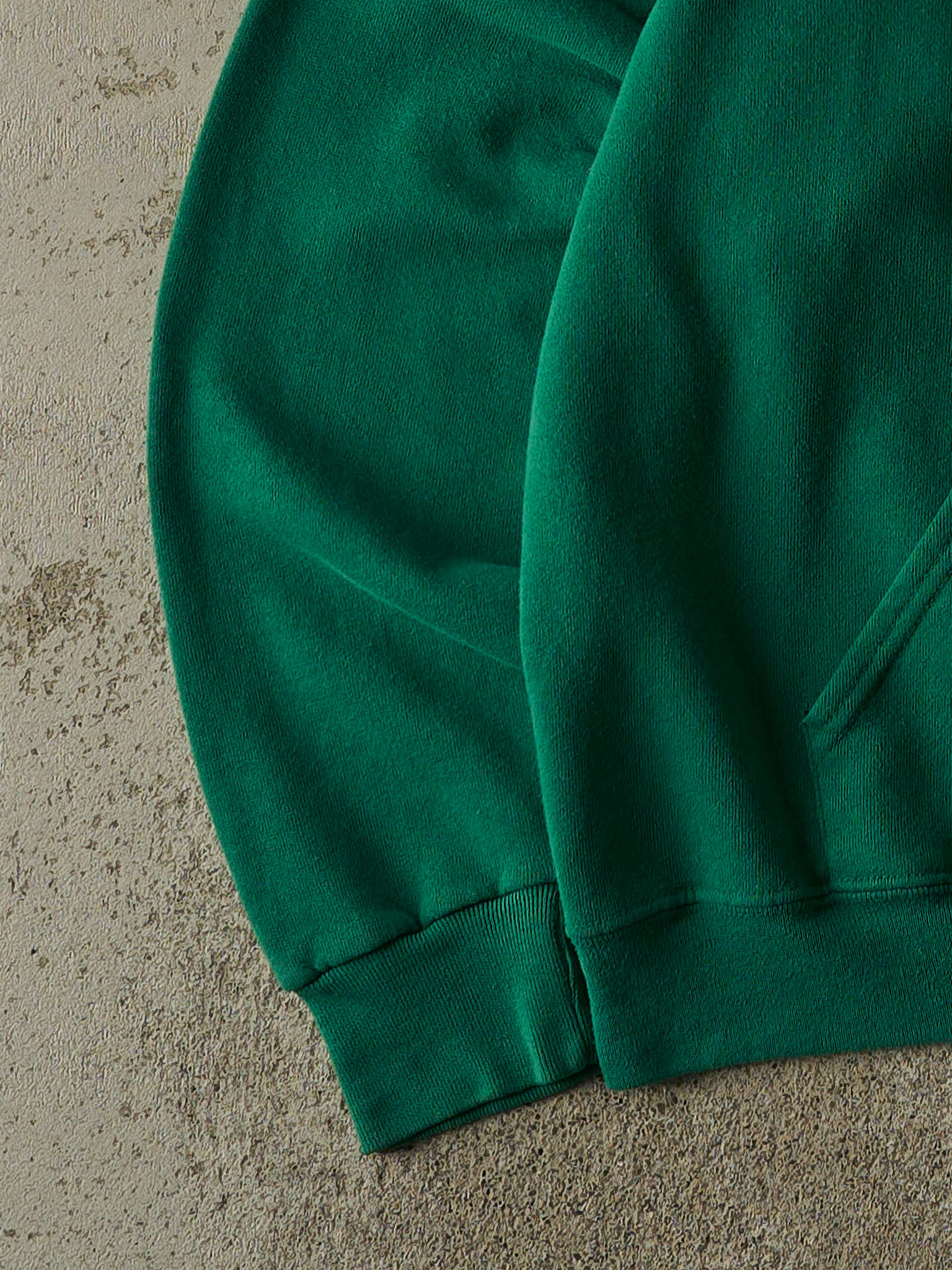 Vintage 80s Green Green Run Swimming & Diving Hoodie (XL)