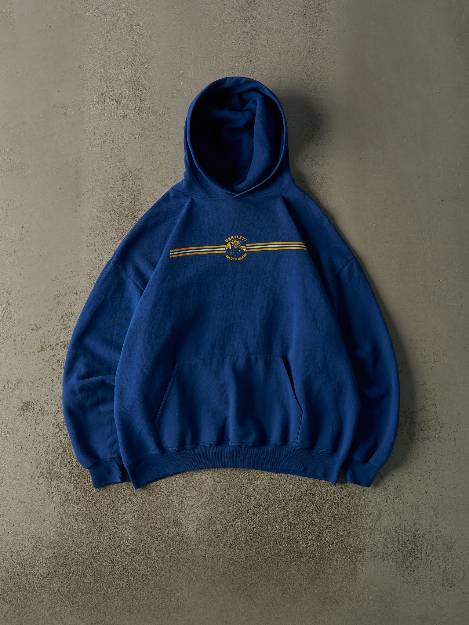 Vintage Y2K Blue Bartlett Golden Bears Hoodie (XL/XXL)