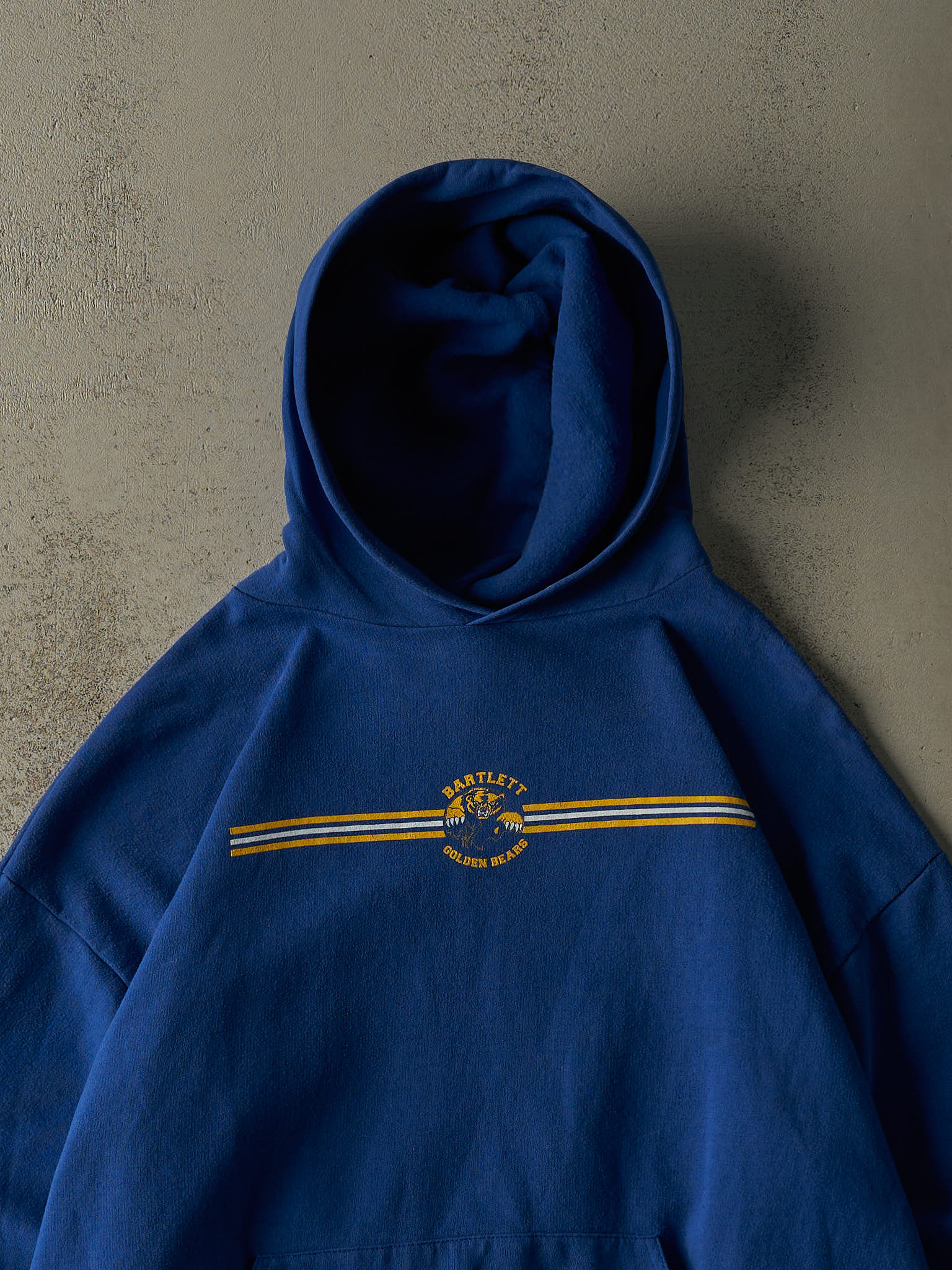 Vintage Y2K Blue Bartlett Golden Bears Hoodie (XL/XXL)