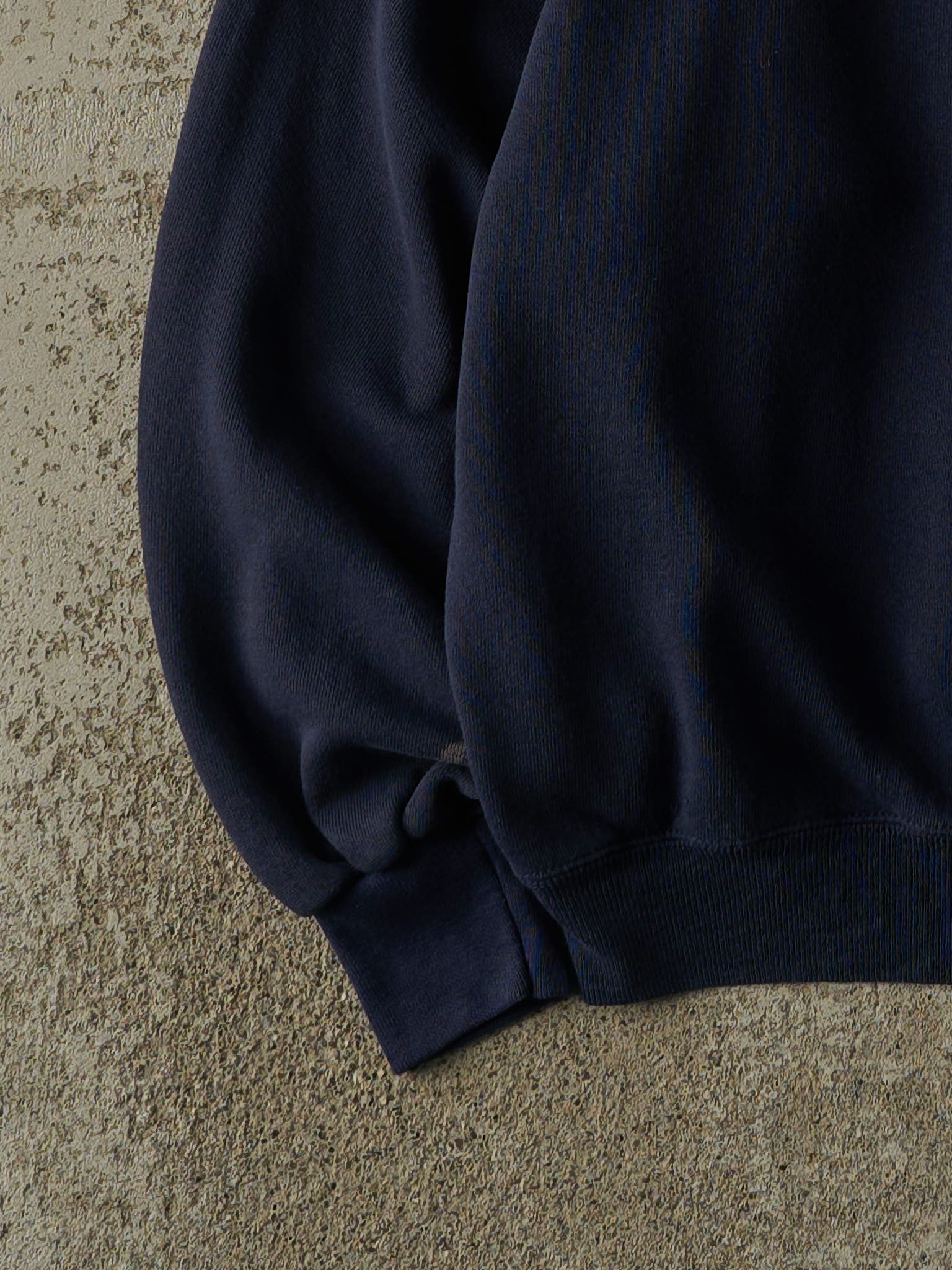 Vintage 80s Navy Blue Blank Crewneck (M/L)