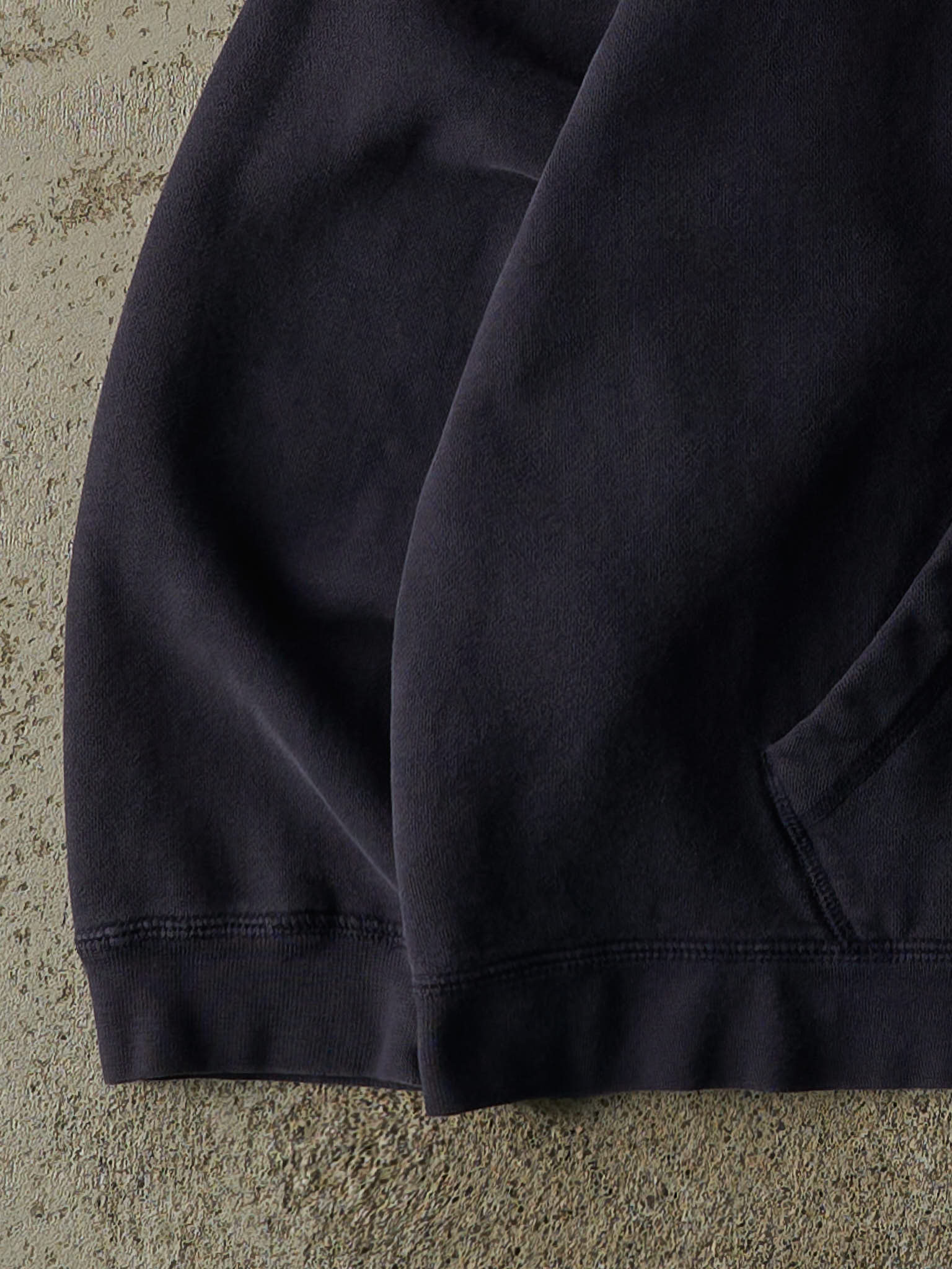 Vintage 90s Navy Blue Bum Equipment Embroidered Boxy Hoodie (L/XL)