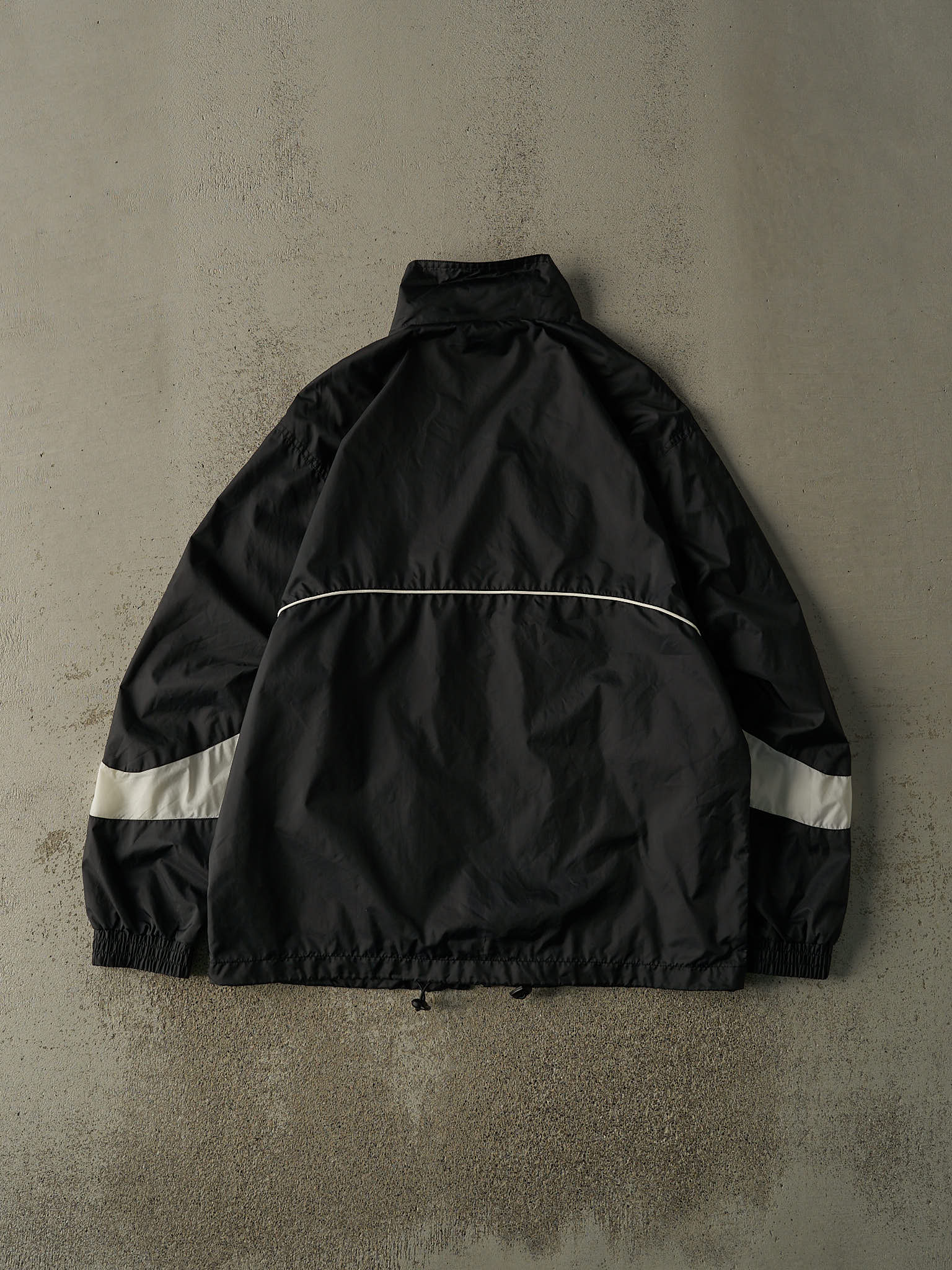 Vintage Y2K Black Umbro Windbreaker Track Jacket (L/XL)