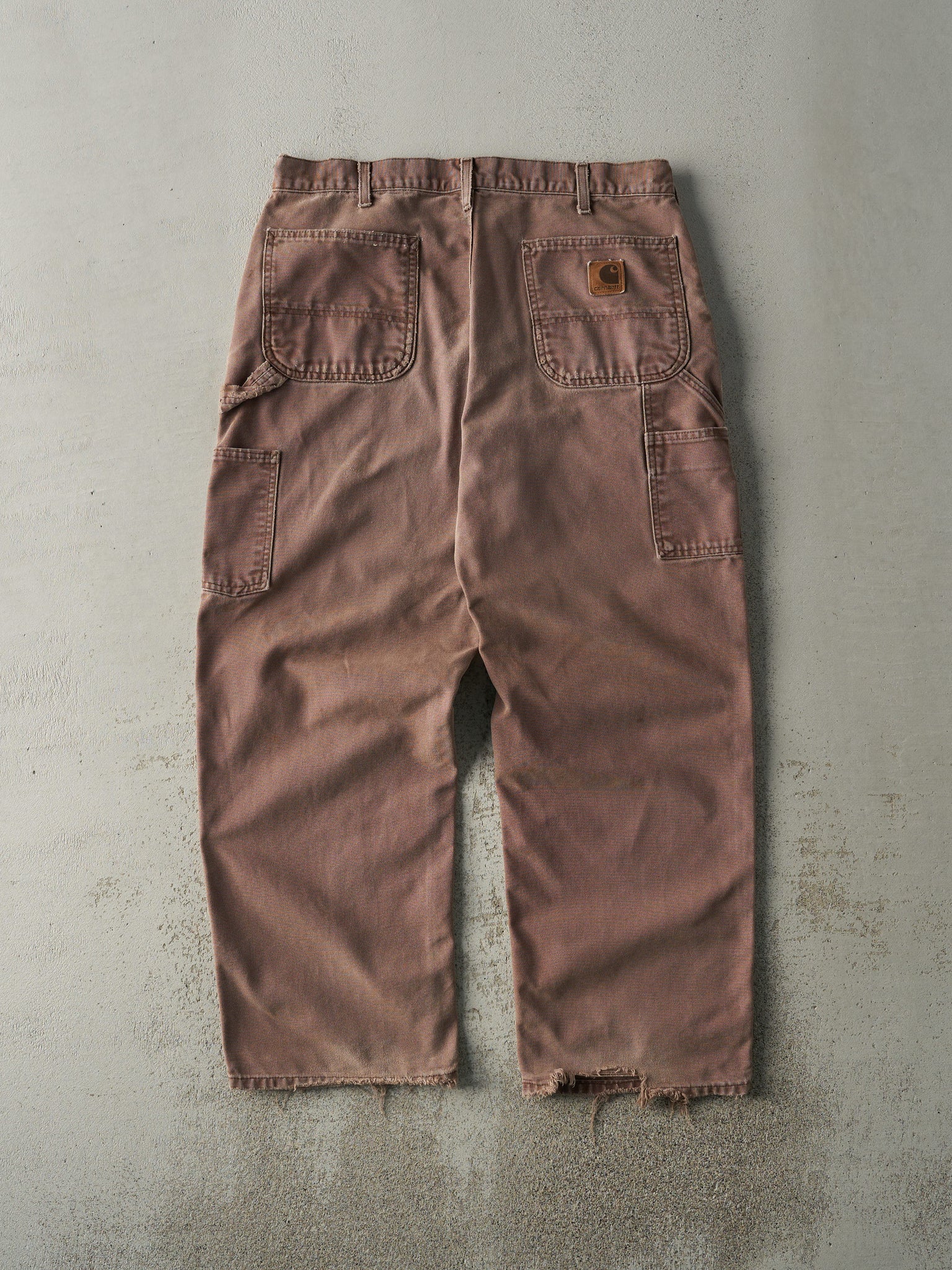 Vintage 90s Brown Carhartt Carpenter Pants (35.5x29)