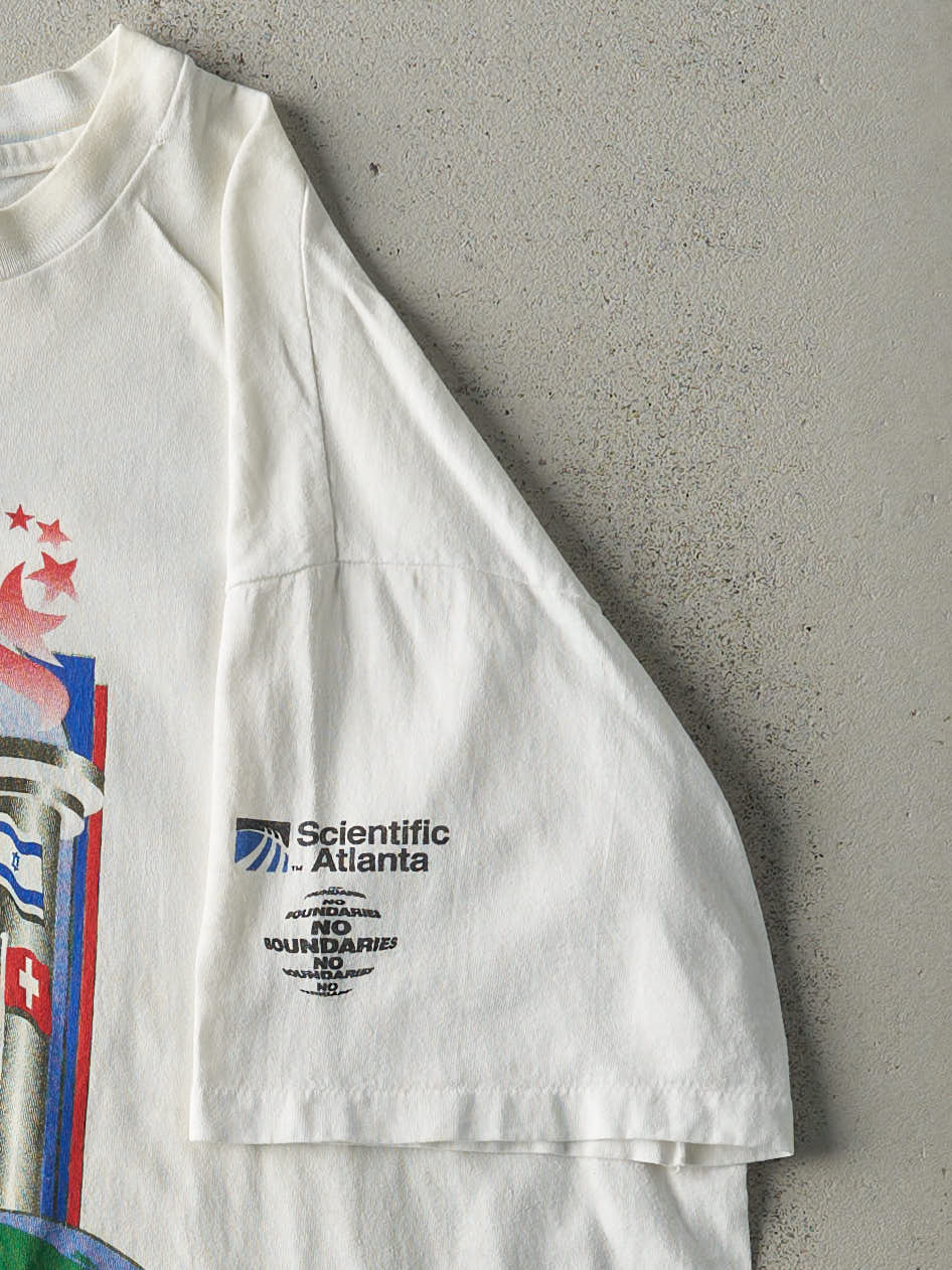 Vintage 96' White Atlanta Olympics Single Stitch Tee (L)