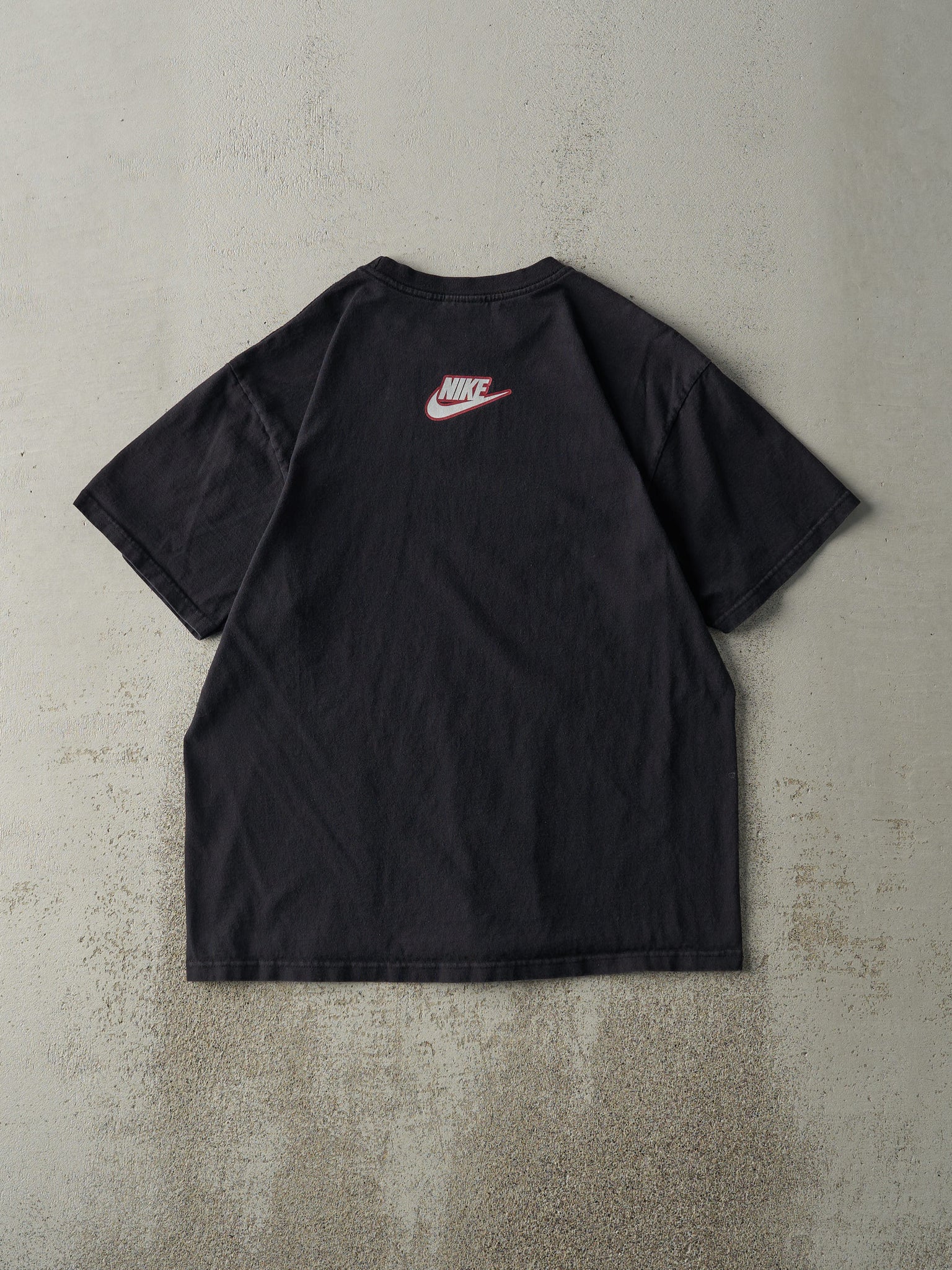 Vintage Y2K Black Nike Logo Tee (M)