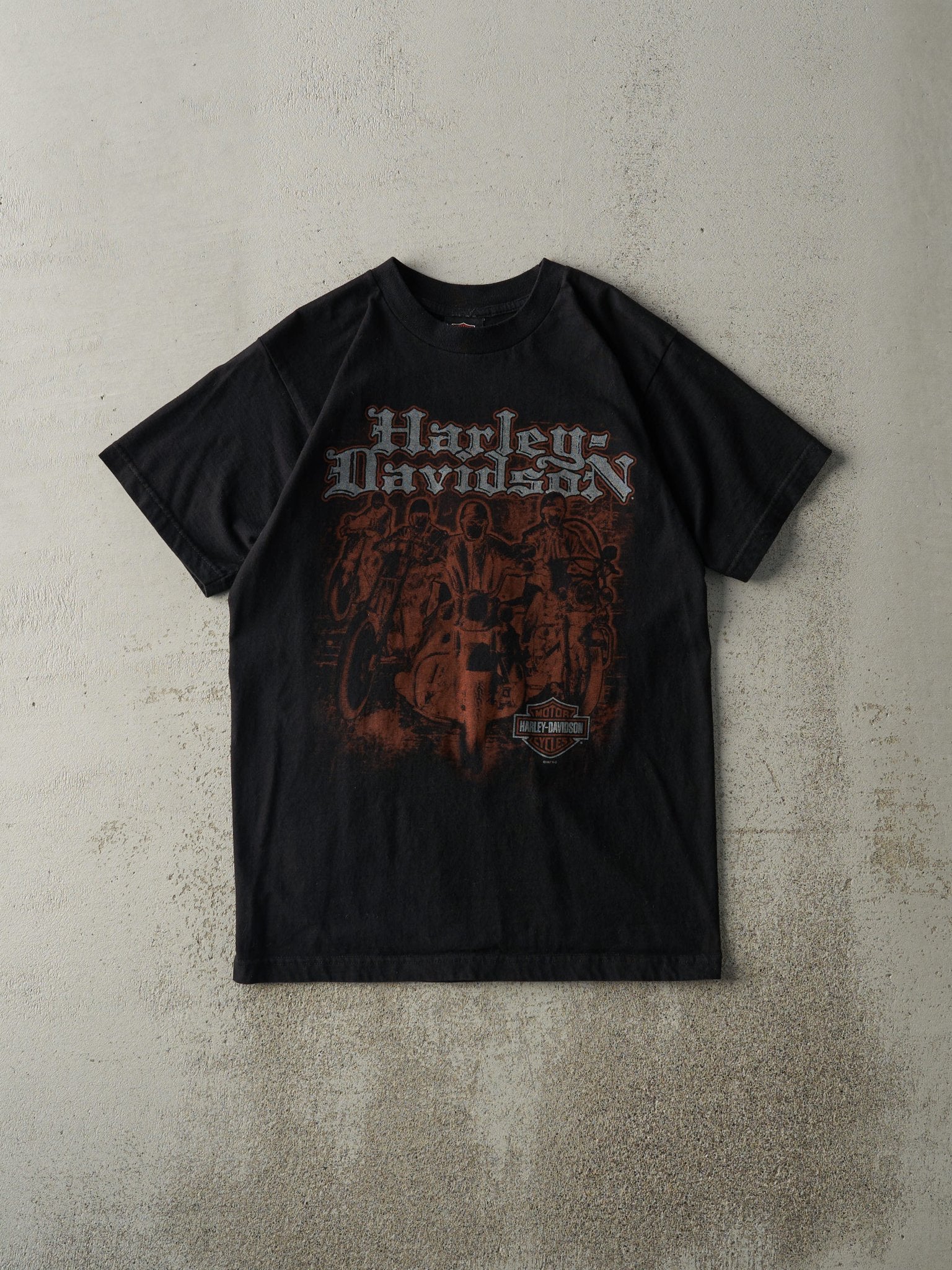 Vintage 07' Black Hico West Virginia Harley Davidson Tee (S/M)