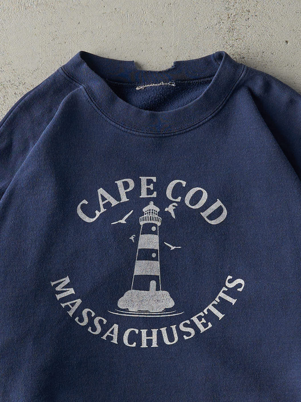 Vintage 90s Navy Blue Cape Cod Crewneck (L)