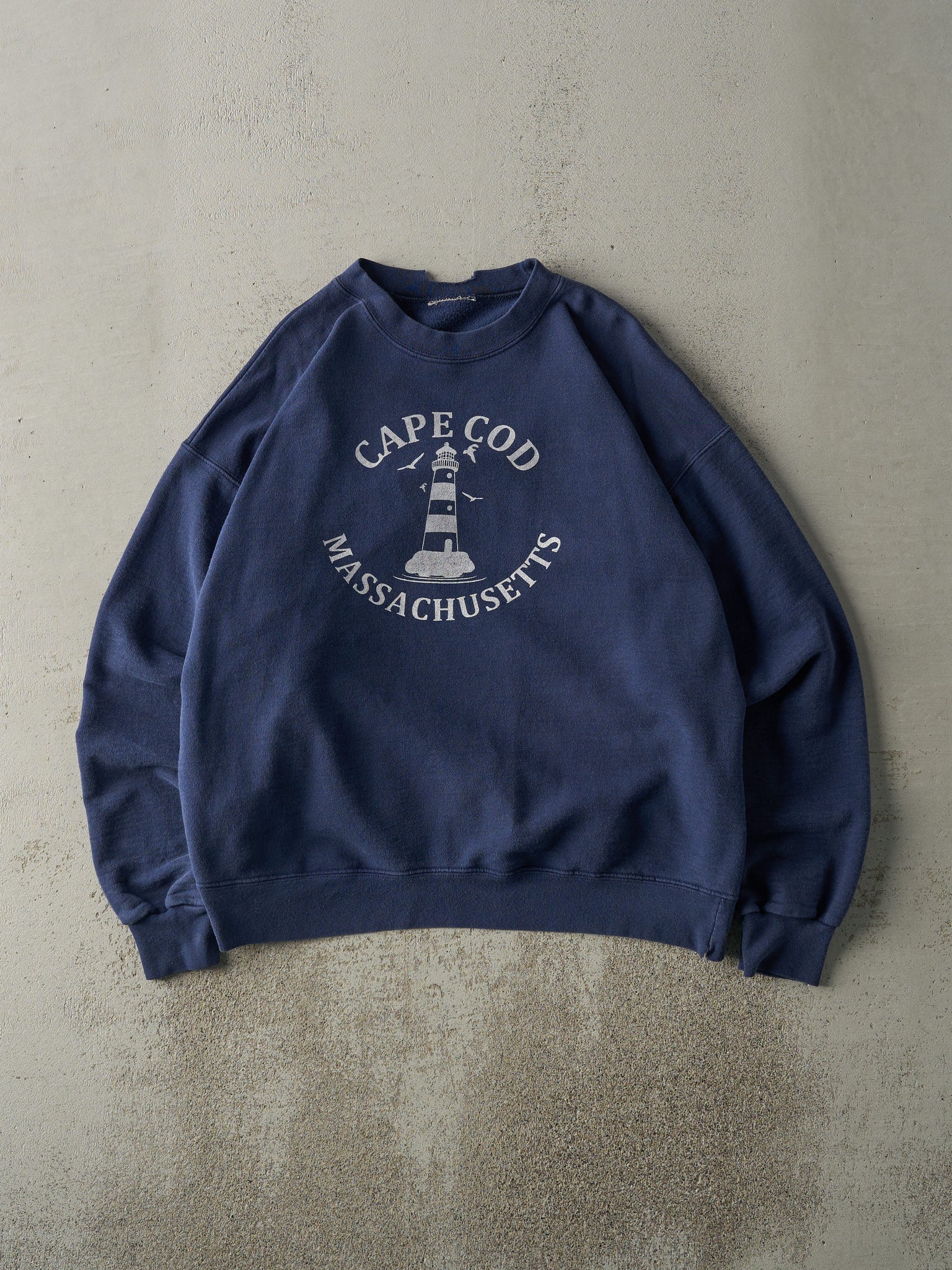 Vintage 90s Navy Blue Cape Cod Crewneck (L)