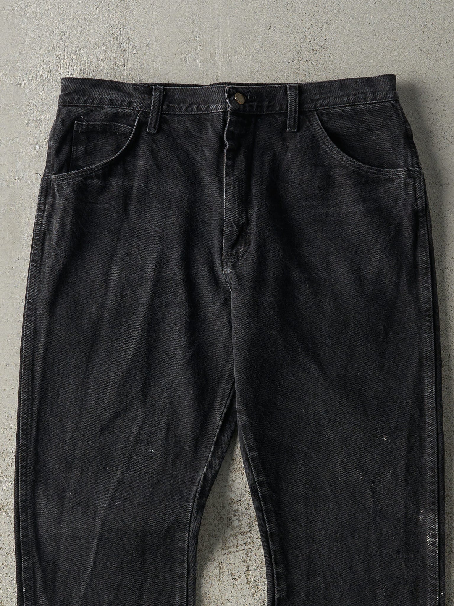 Vintage Y2K Black Legendary Gold Denim Pants (36x29.5)