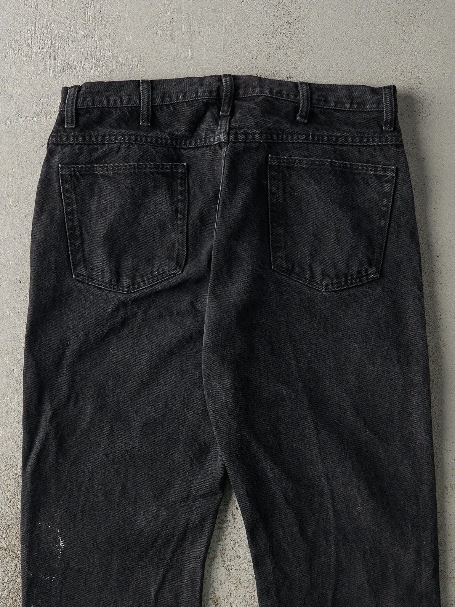 Vintage Y2K Black Legendary Gold Denim Pants (36x29.5)