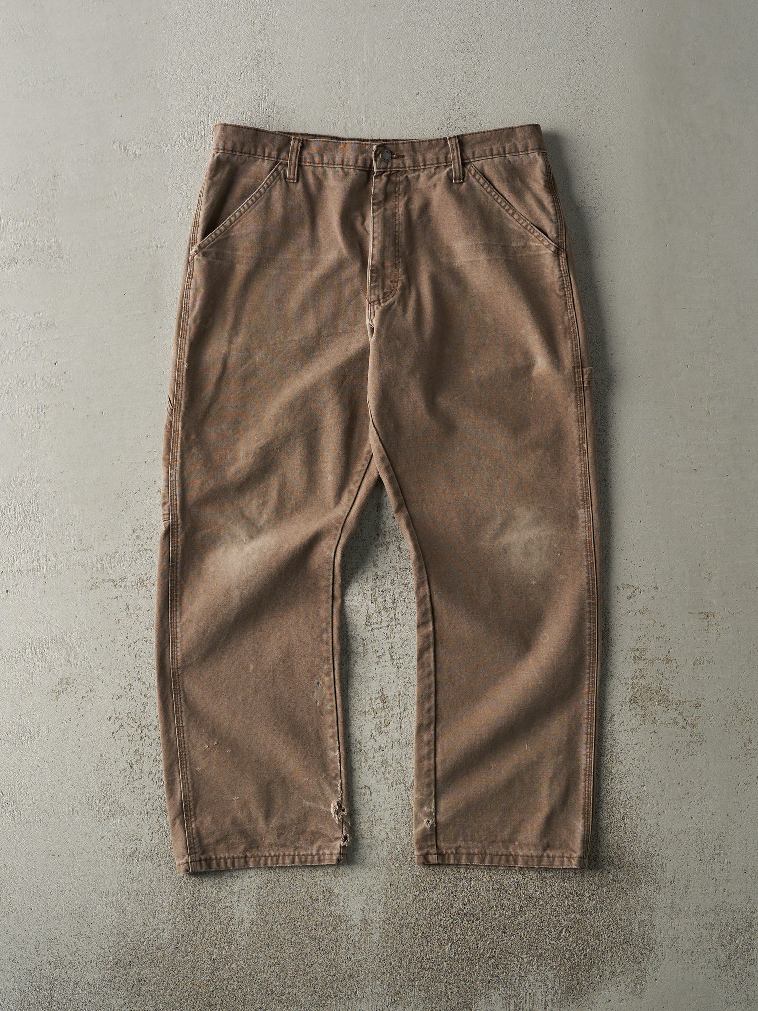 Vintage 90s Brown Rustler Carpenter Pants (35x29)