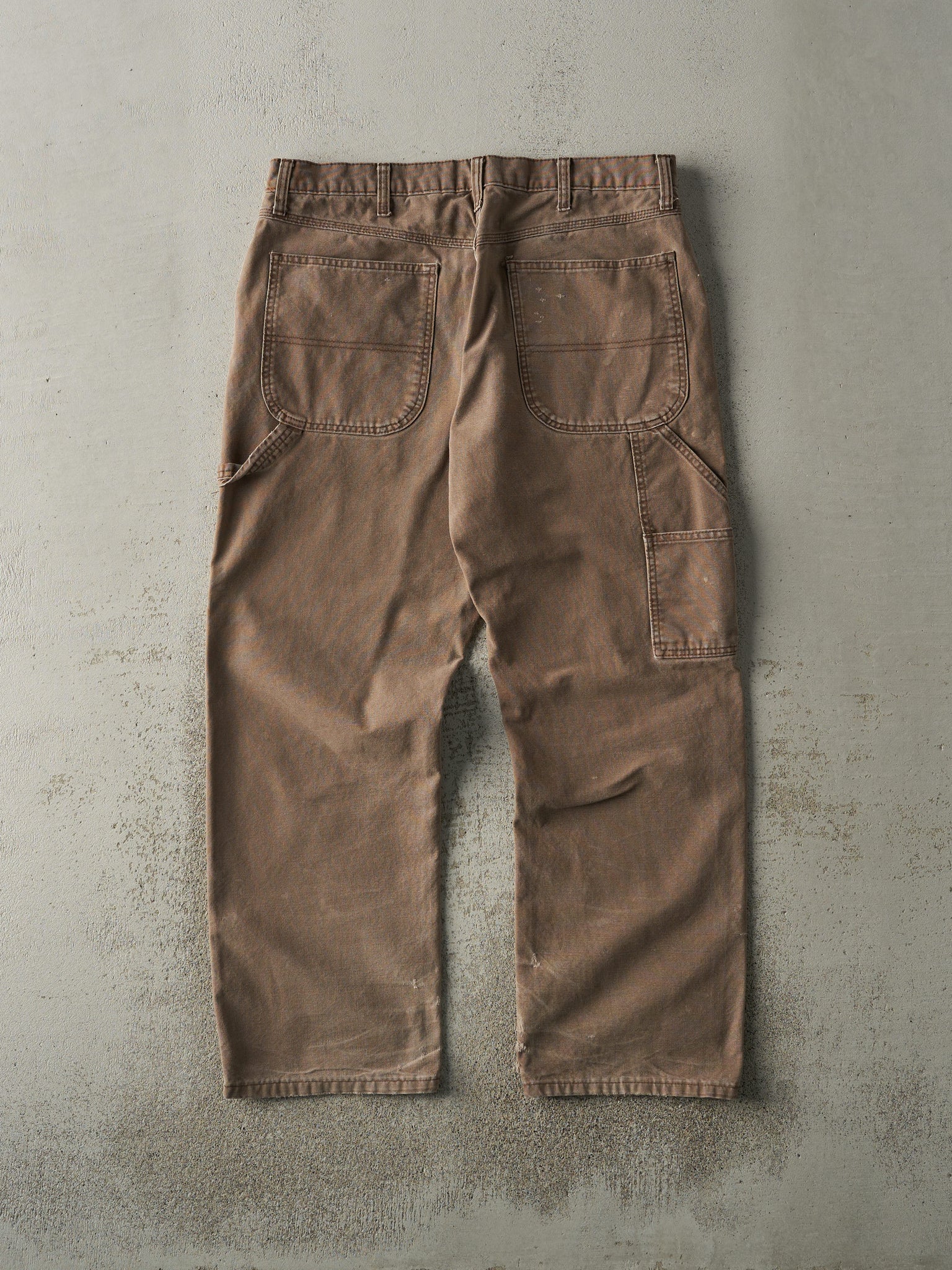 Vintage 90s Brown Rustler Carpenter Pants (35x29)