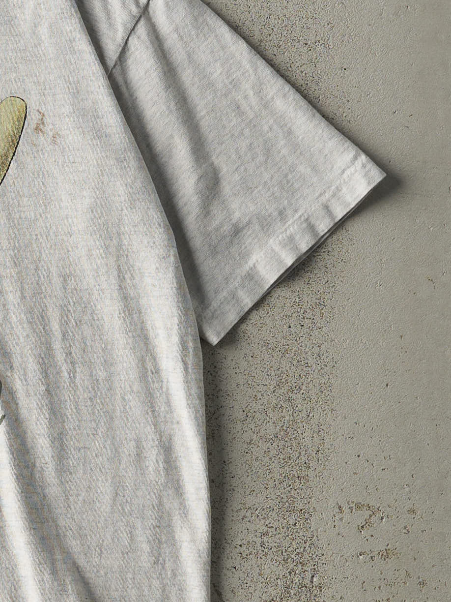 Vintage 92' Heather Grey Milwaukee Brewers Single Stitch Tee (S/M)