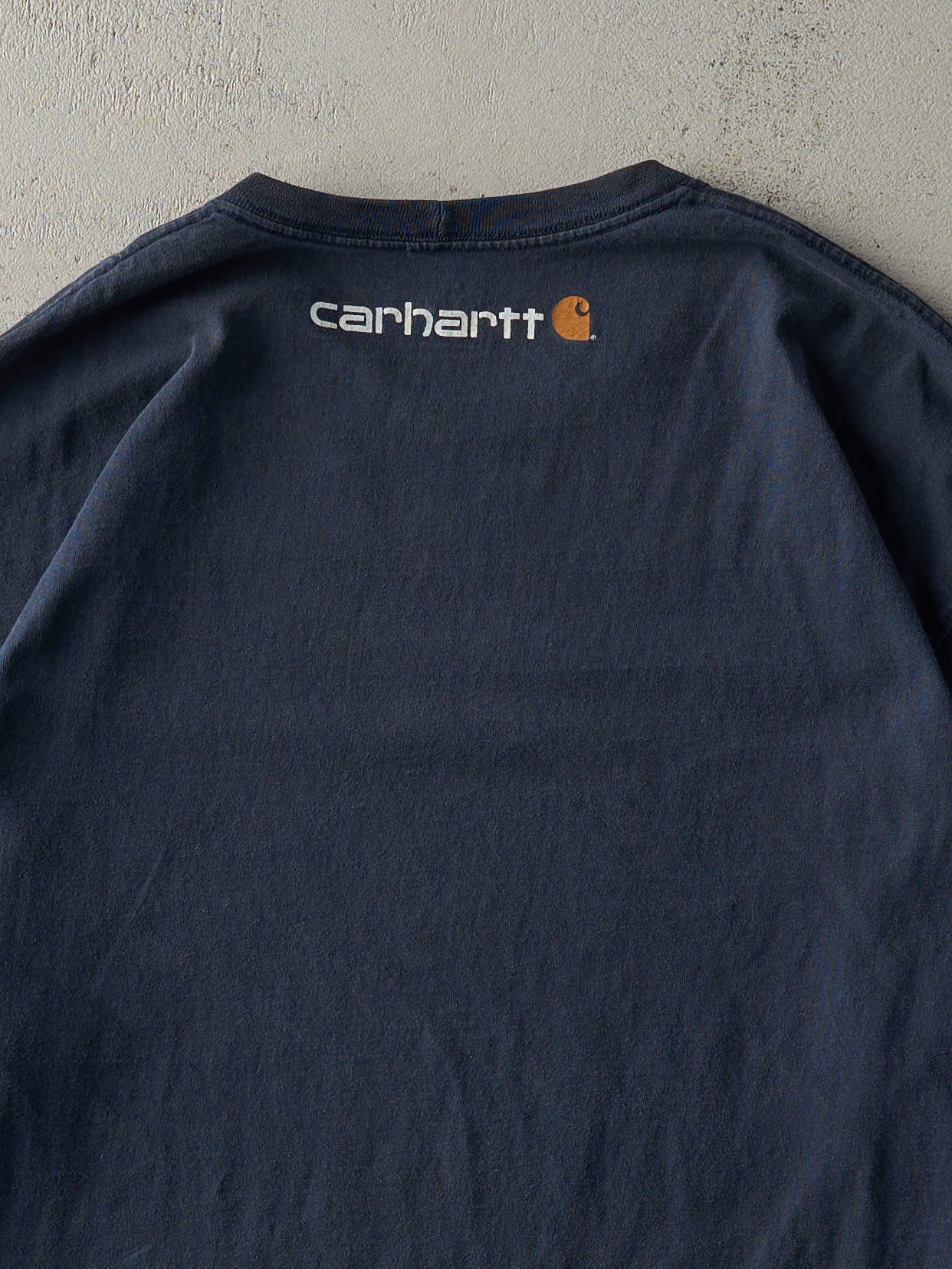 Vintage Y2K Navy Blue Carhartt Long Sleeve (XXL/XXXL)