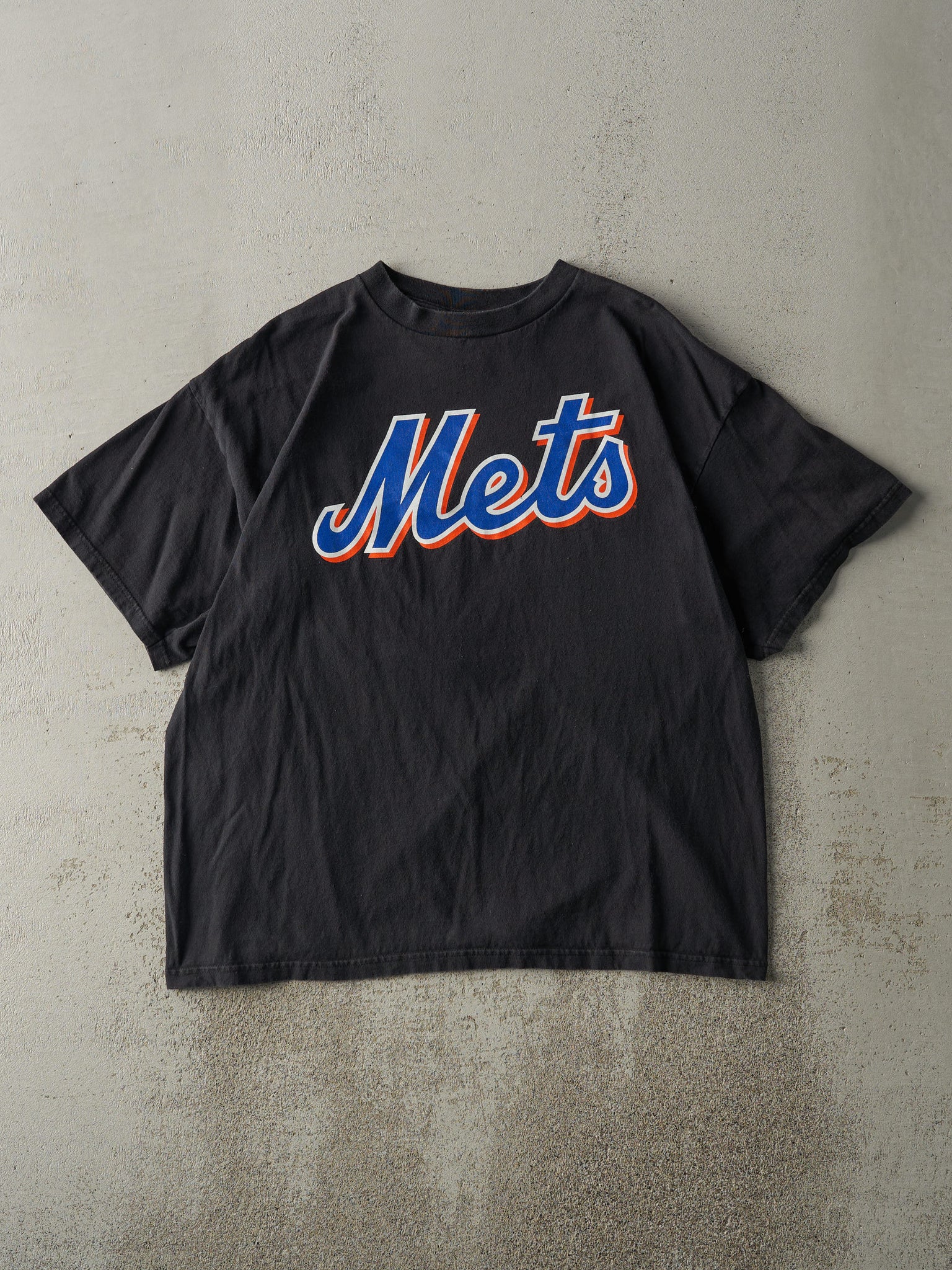 Vintage Y2K Black New York Mets #45 Pedro Martinez Tee (L)