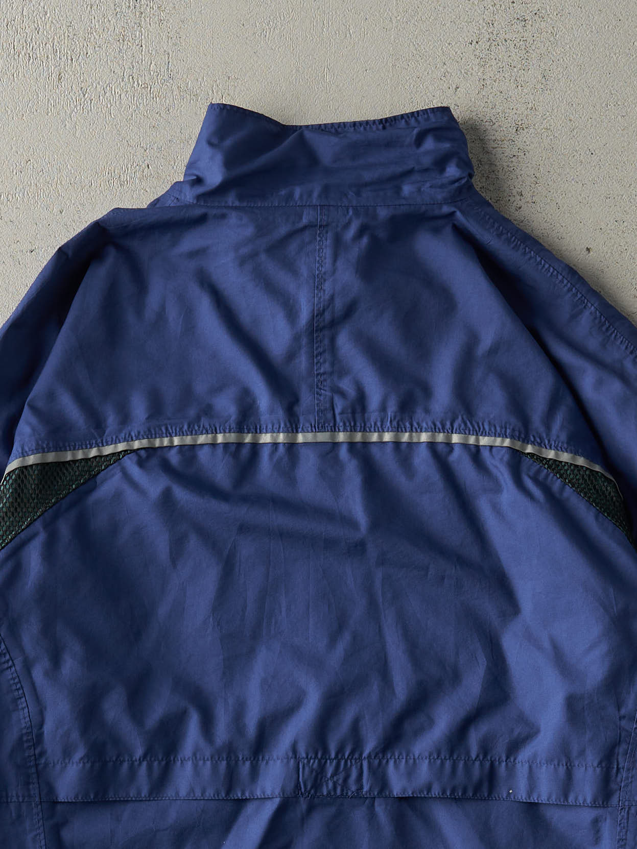 Vintage 90s Blue & Green Asics Windbreaker Jacket (M/L)