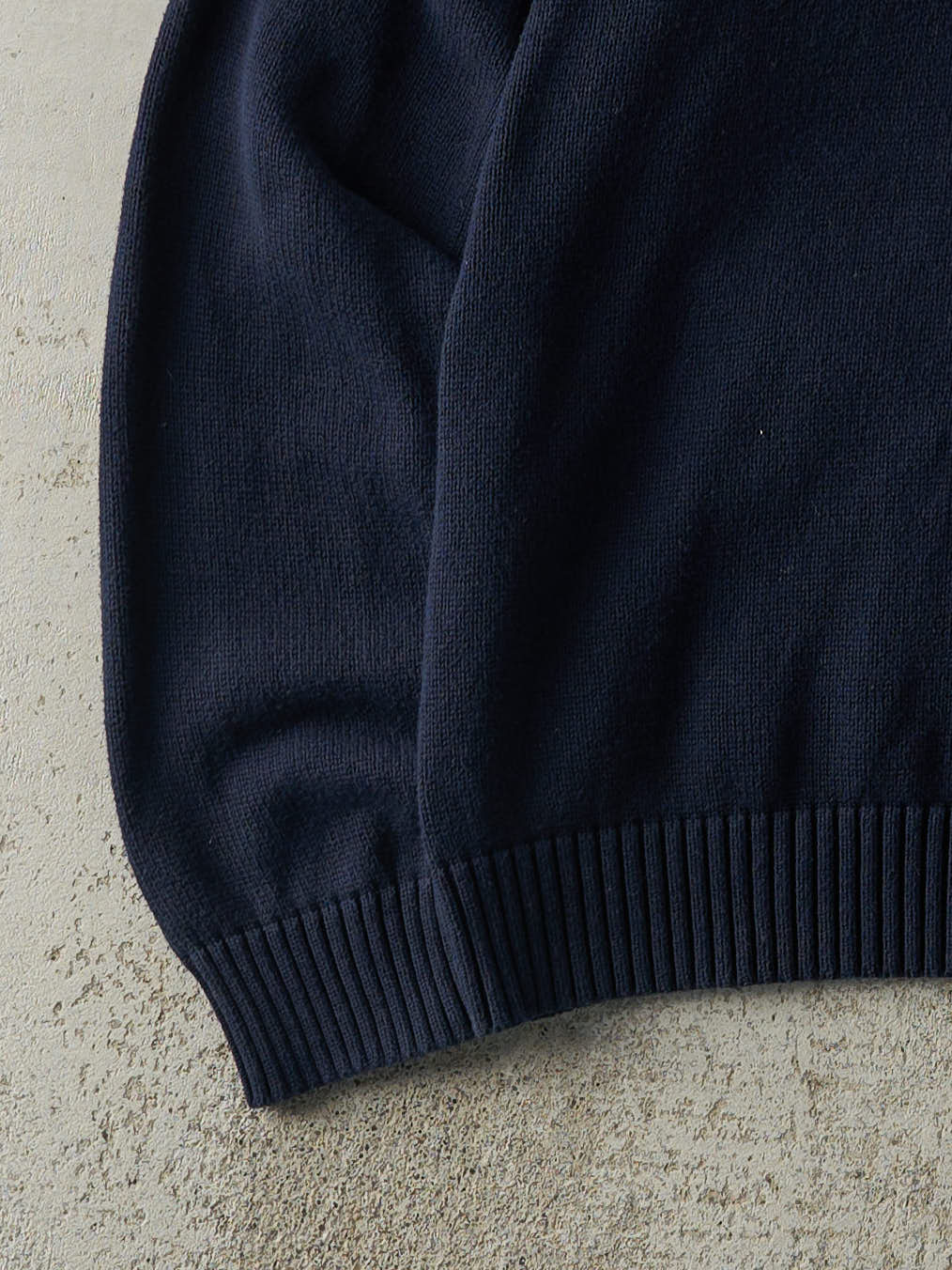 Vintage Y2K Navy Blue Embroidered Nautica Knit (L)