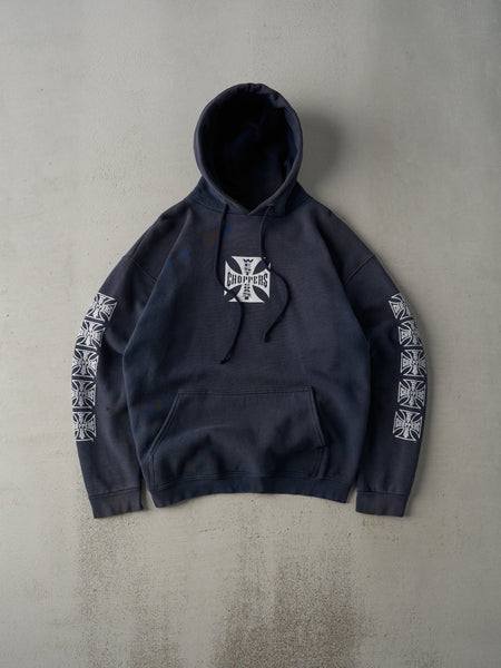 Vintage 90s Navy West Coast Choppers Hoodie (M) – Rebalance Vintage