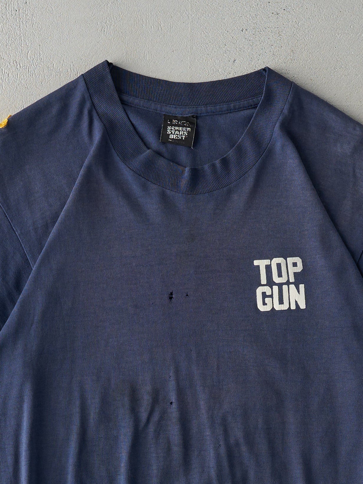 Vintage 80s Navy Top Gun Maverick Flight Tee (M)