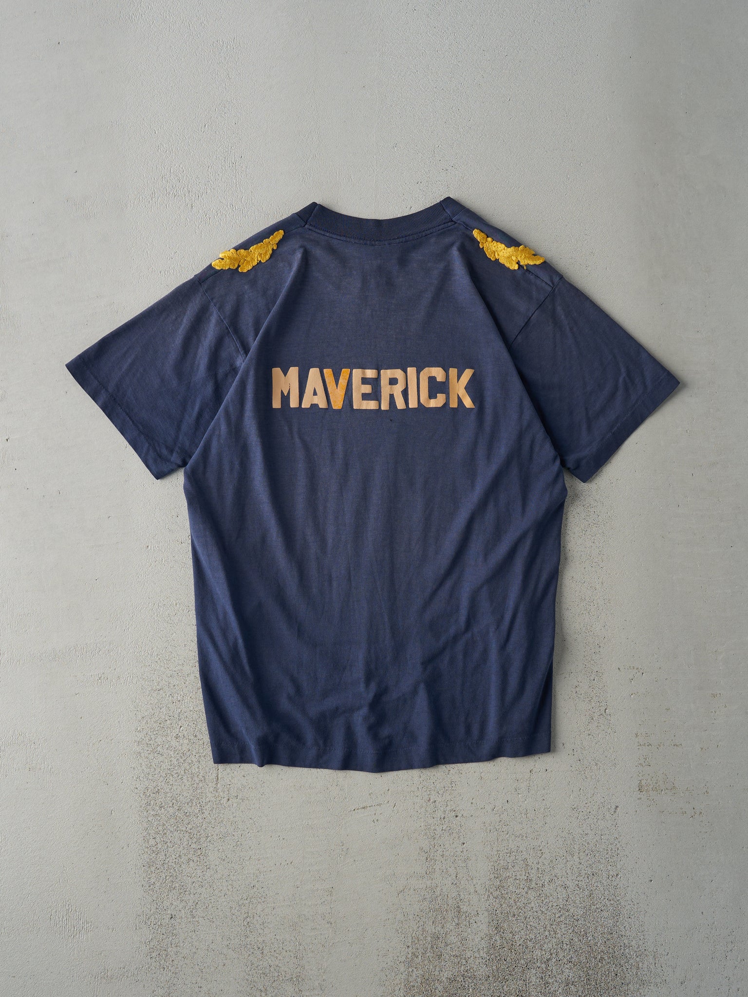 Vintage 80s Navy Top Gun Maverick Flight Tee (M)