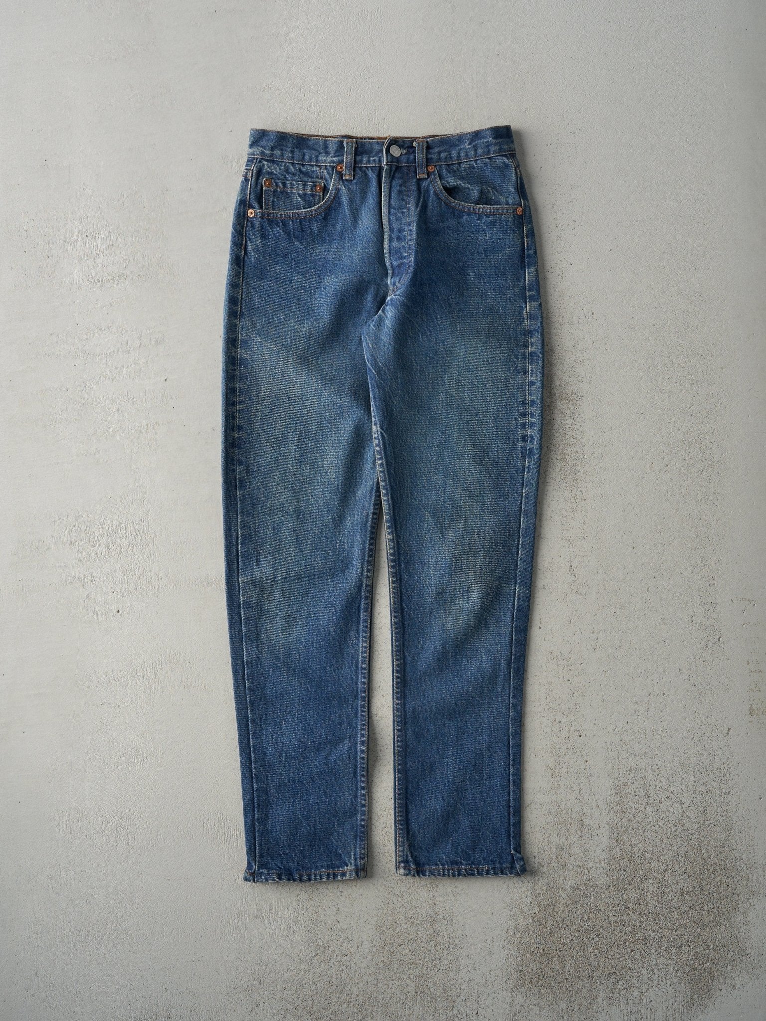 Vintage 80s Dark Wash Levi's 501XX Jeans (28x29)