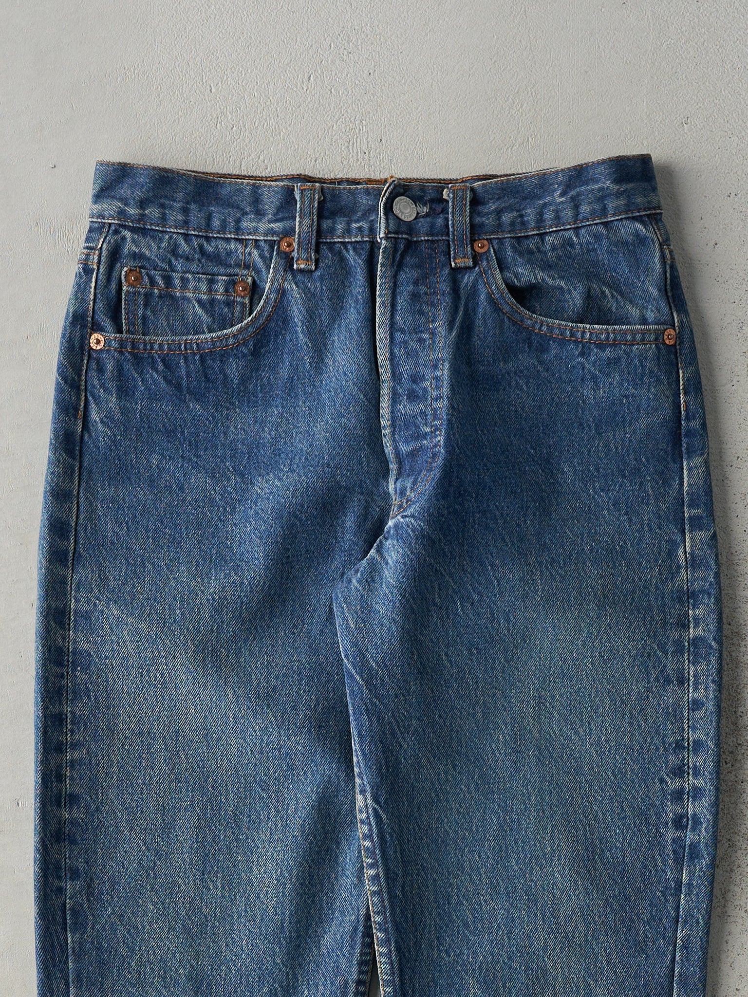 Vintage 80s Dark Wash Levi's 501XX Jeans (28x29)