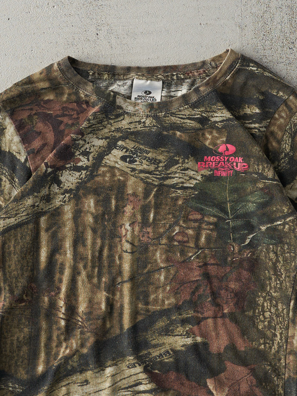 Vintage Y2K Mossy Oak x Break Up Infinity Camo Long Sleeve (XS)