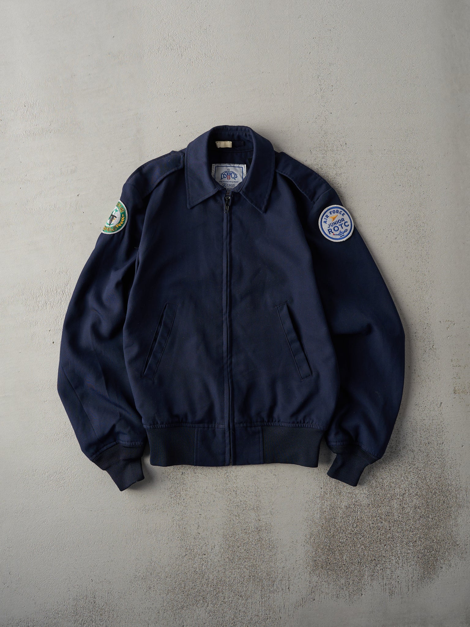 Vintage 80s Navy Air Force Harrington Jacket (S)