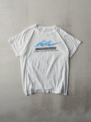 Vintage 90s White Milwaukee Single Stitch Tee (S)