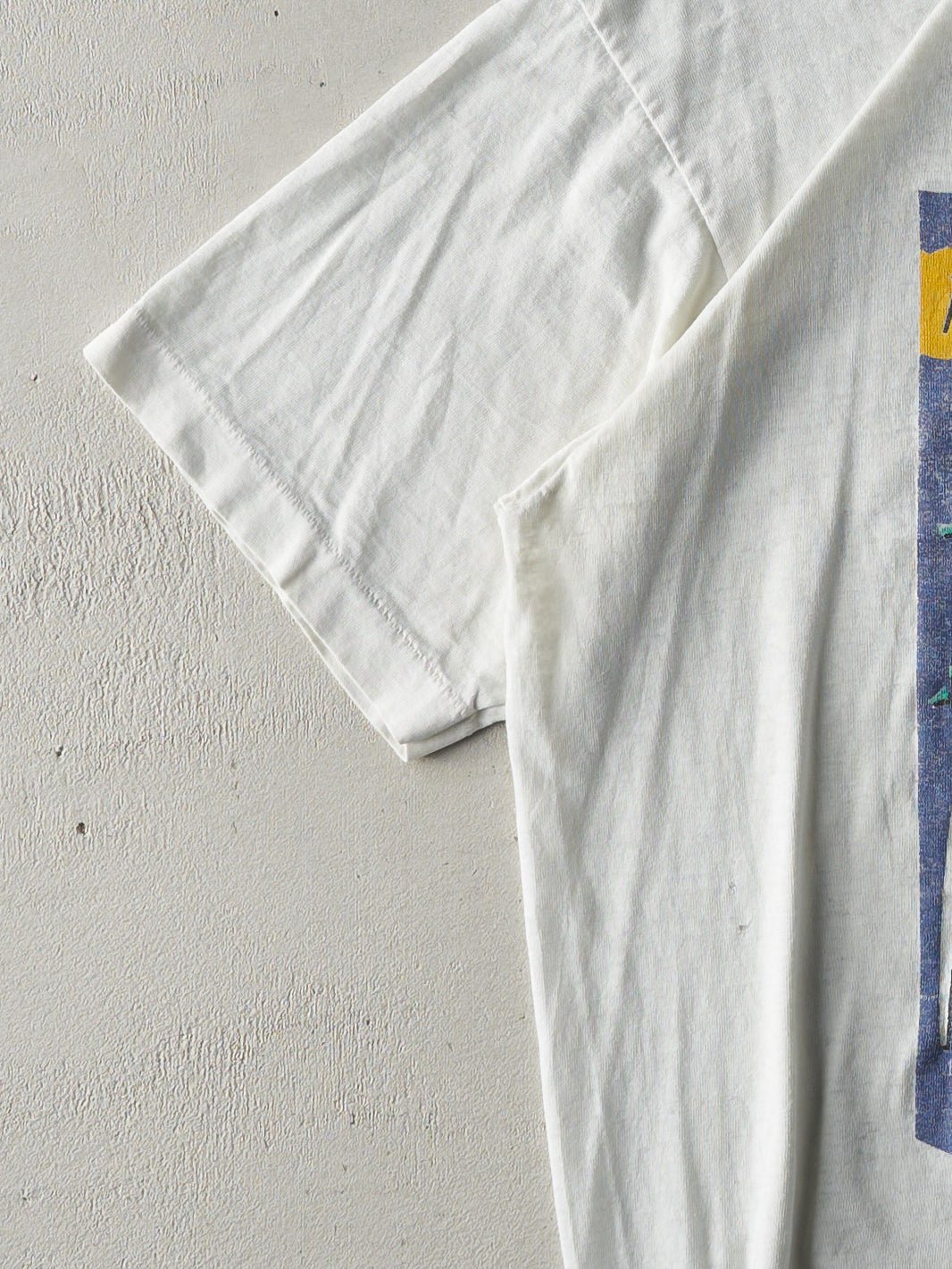 Vintage 80s White Long Island Iced Tea Single Stitch Tee (S/M)