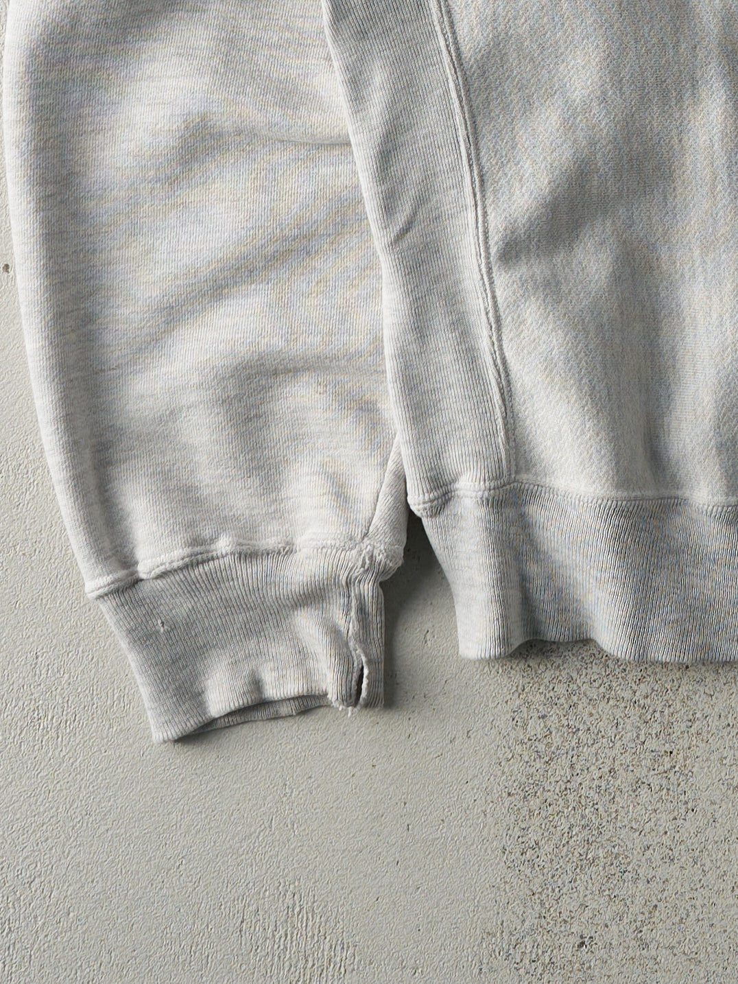 Vintage 90s Heather Grey Reverse Weave Starkey Crewneck (L)