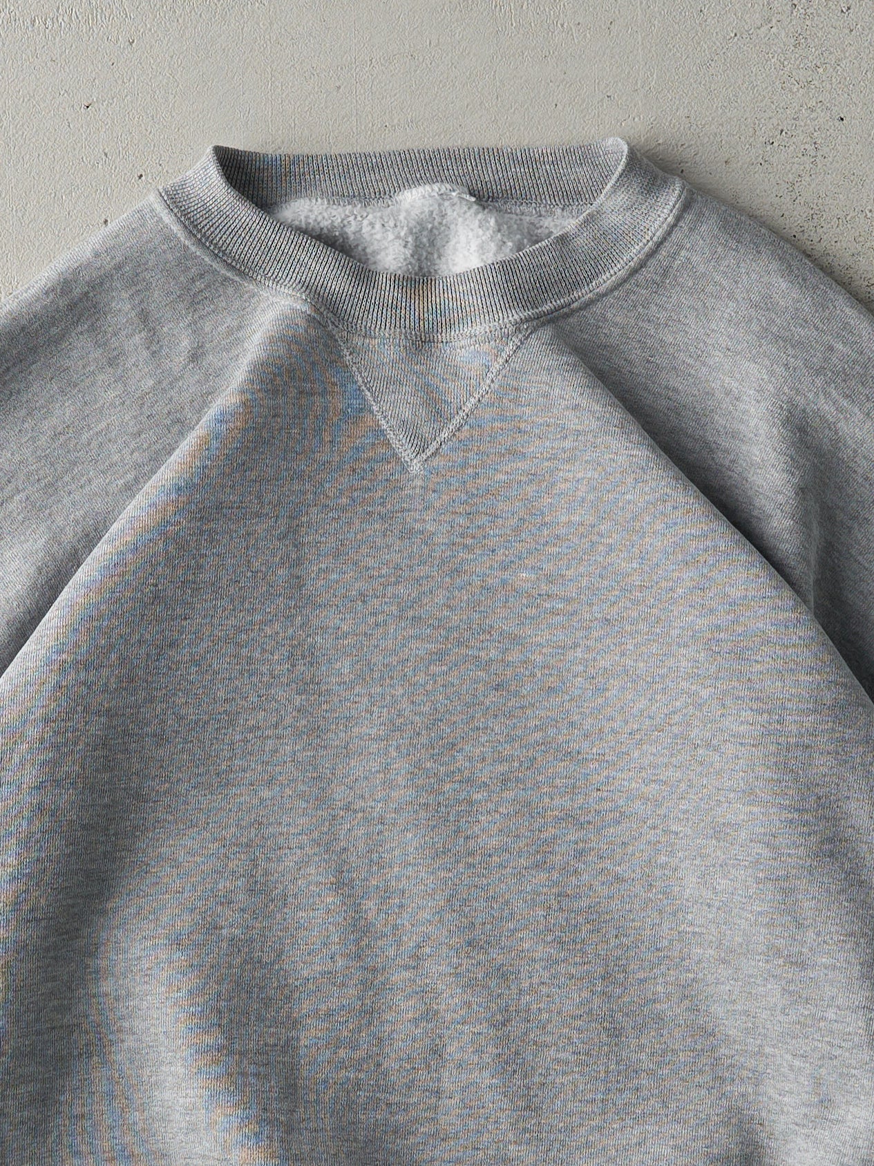 Vintage 90s Grey Russell Athletic Blank Crewneck (L)