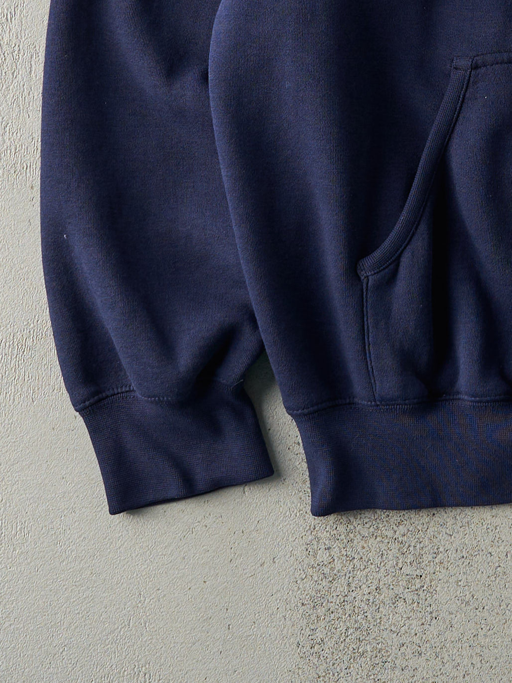 Vintage Y2K Navy Blue Basketball Hoodie (M)