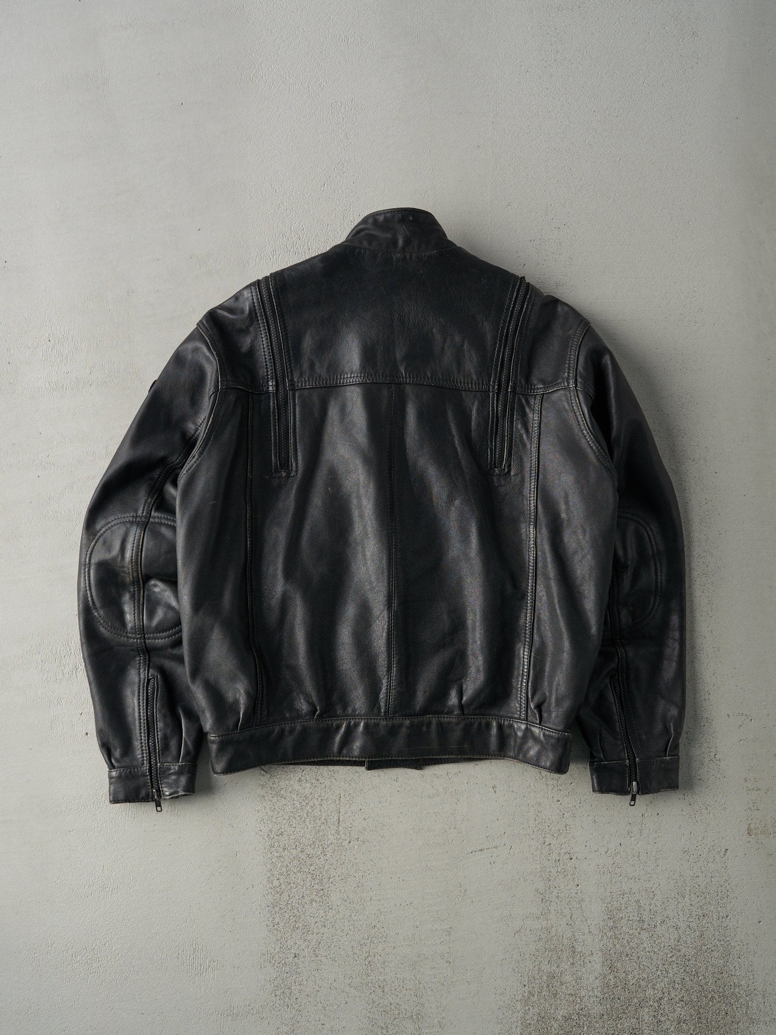 Vintage 80s Black Hein Gericke Leather Biker Jacket (S/M)