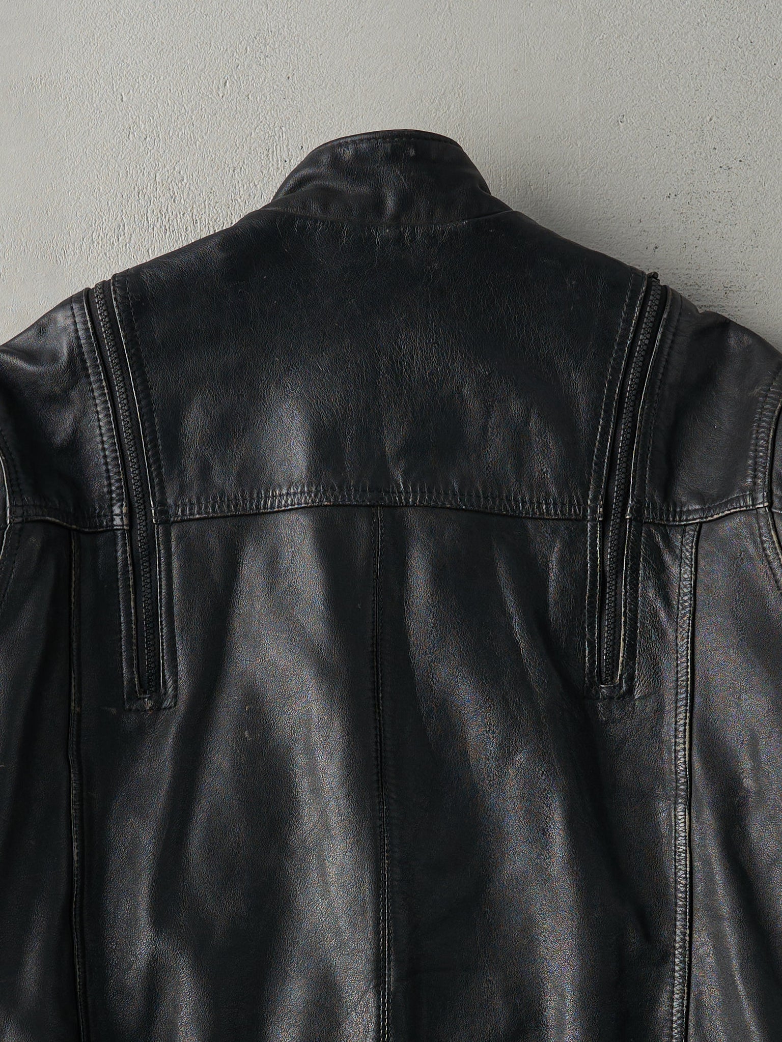 Vintage 80s Black Hein Gericke Leather Biker Jacket (S/M)