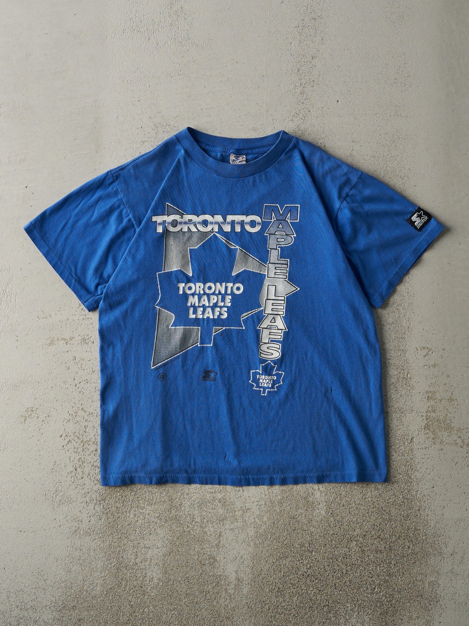 Vintage 93' Blue Toronto Maple Leafs Single Stitch Tee (M)