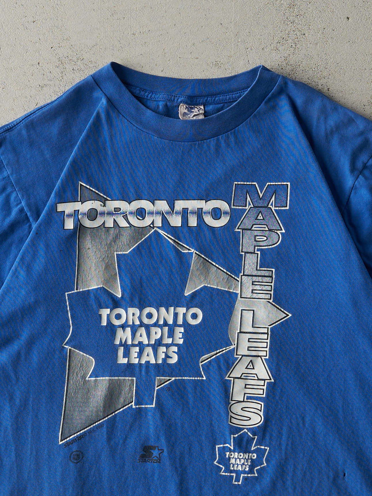 Vintage 93' Blue Toronto Maple Leafs Single Stitch Tee (M)