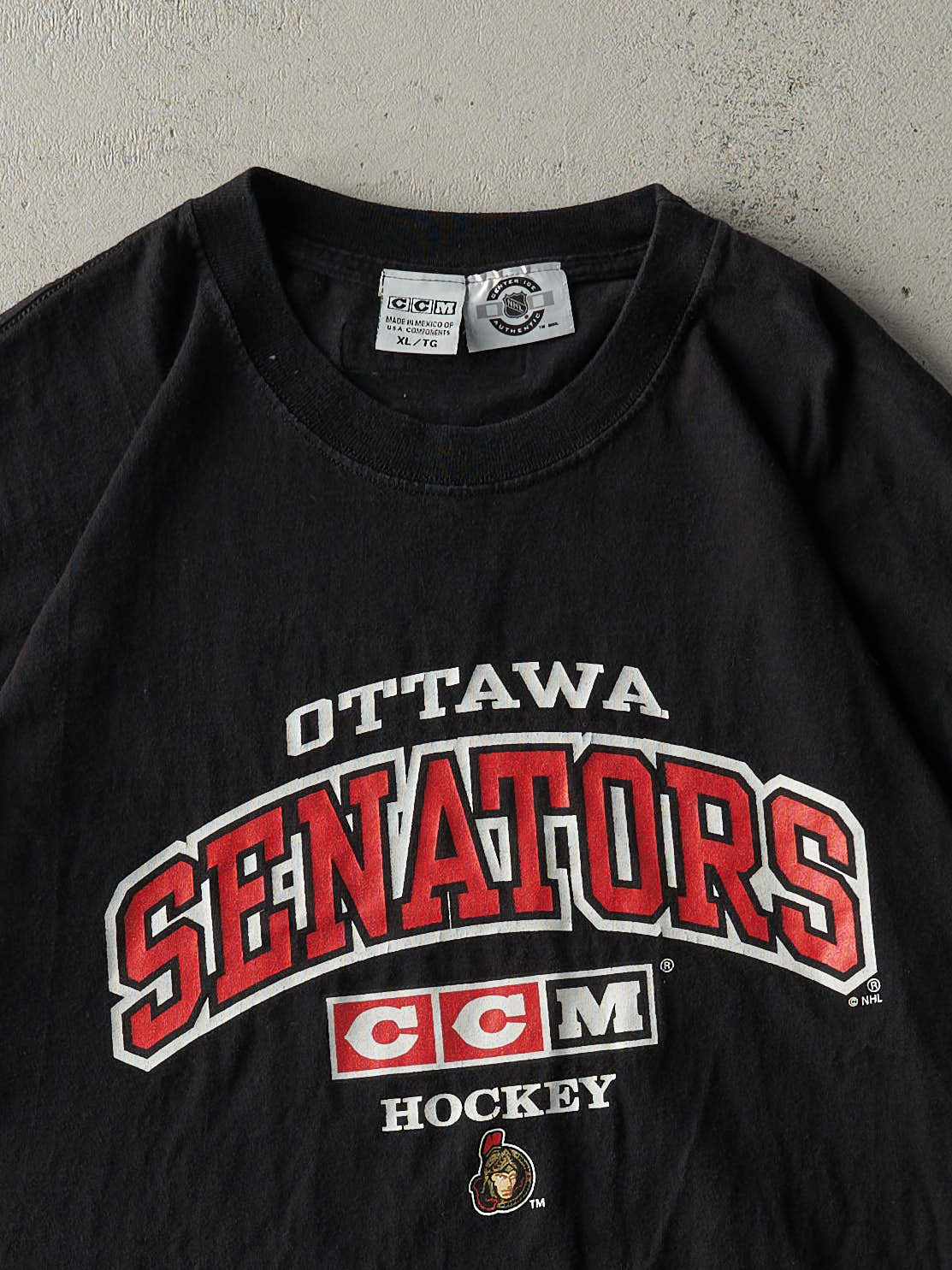Vintage Y2K Black Ottawa Senators Tee (L)