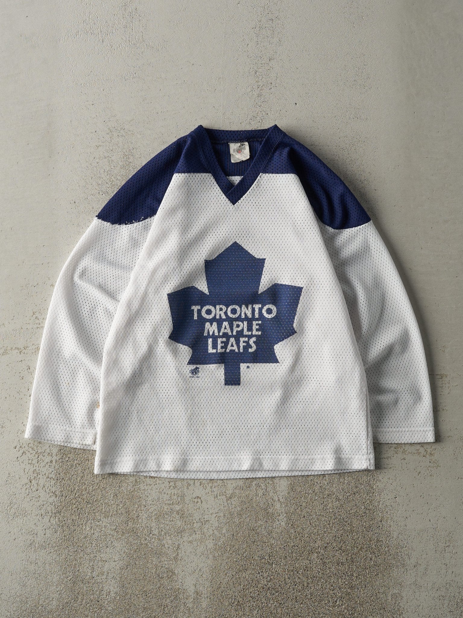 Vintage 94' White Toronto Maple Leafs Jersey (M)
