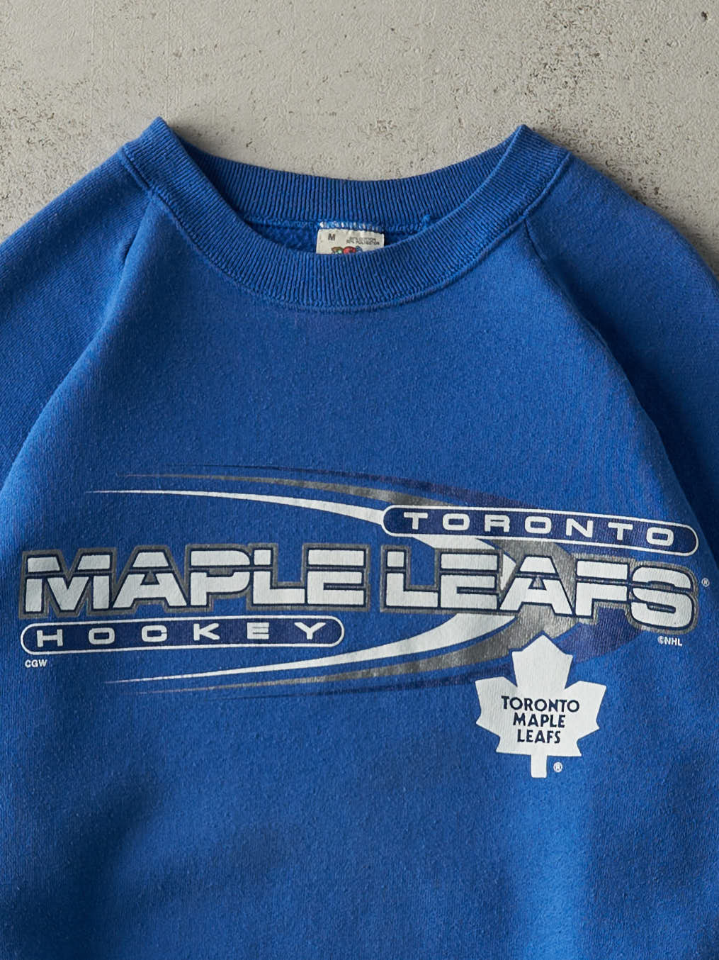 Vintage 90s Blue Toronto Maple Leafs Crewneck (S)
