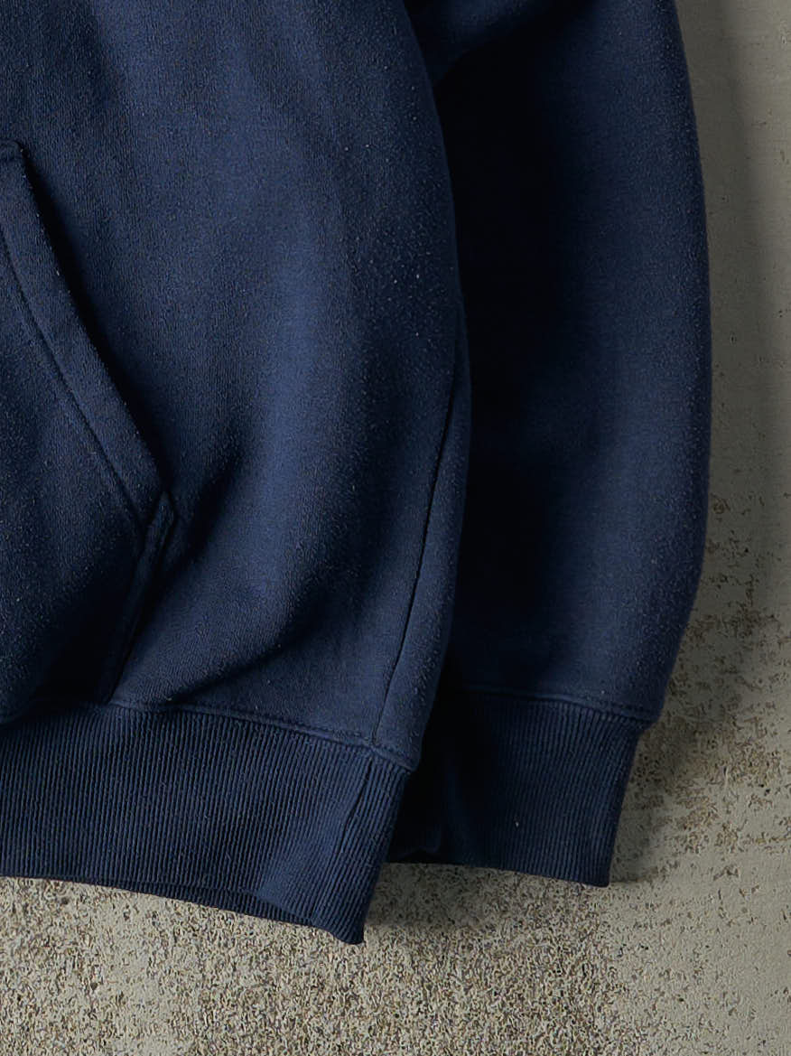 Vintage 90s Navy Blue Toronto Maple Leafs Hoodie (L)