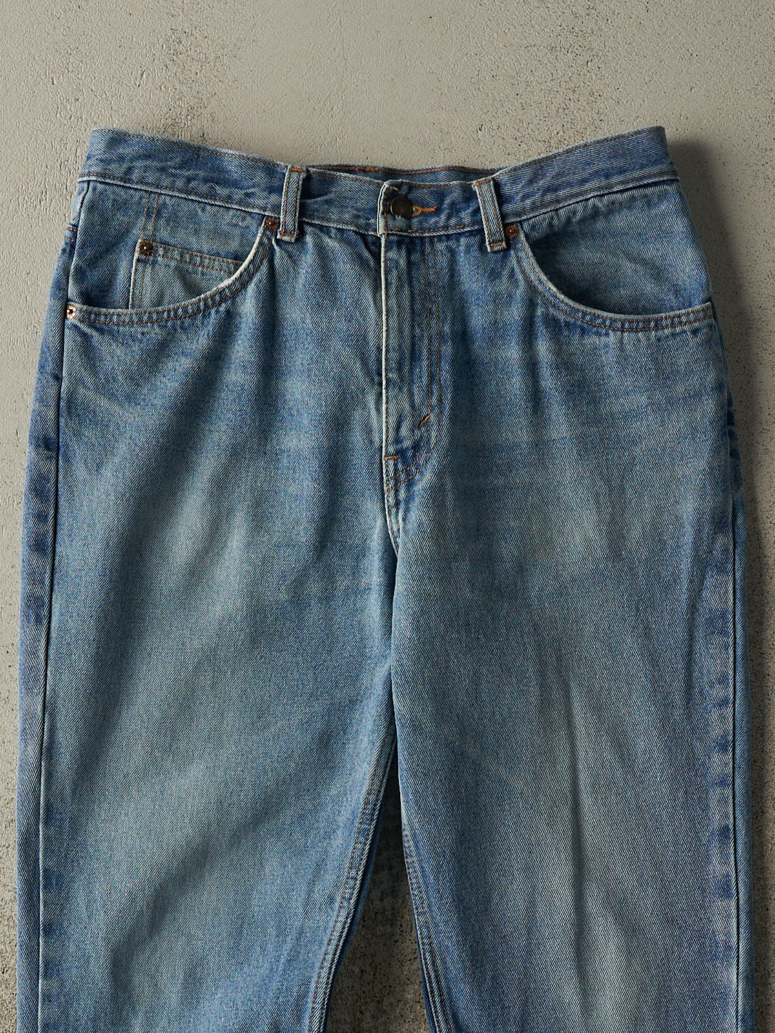 Vintage 80s Light Wash Levi's Orange Tab Jeans (32x28)