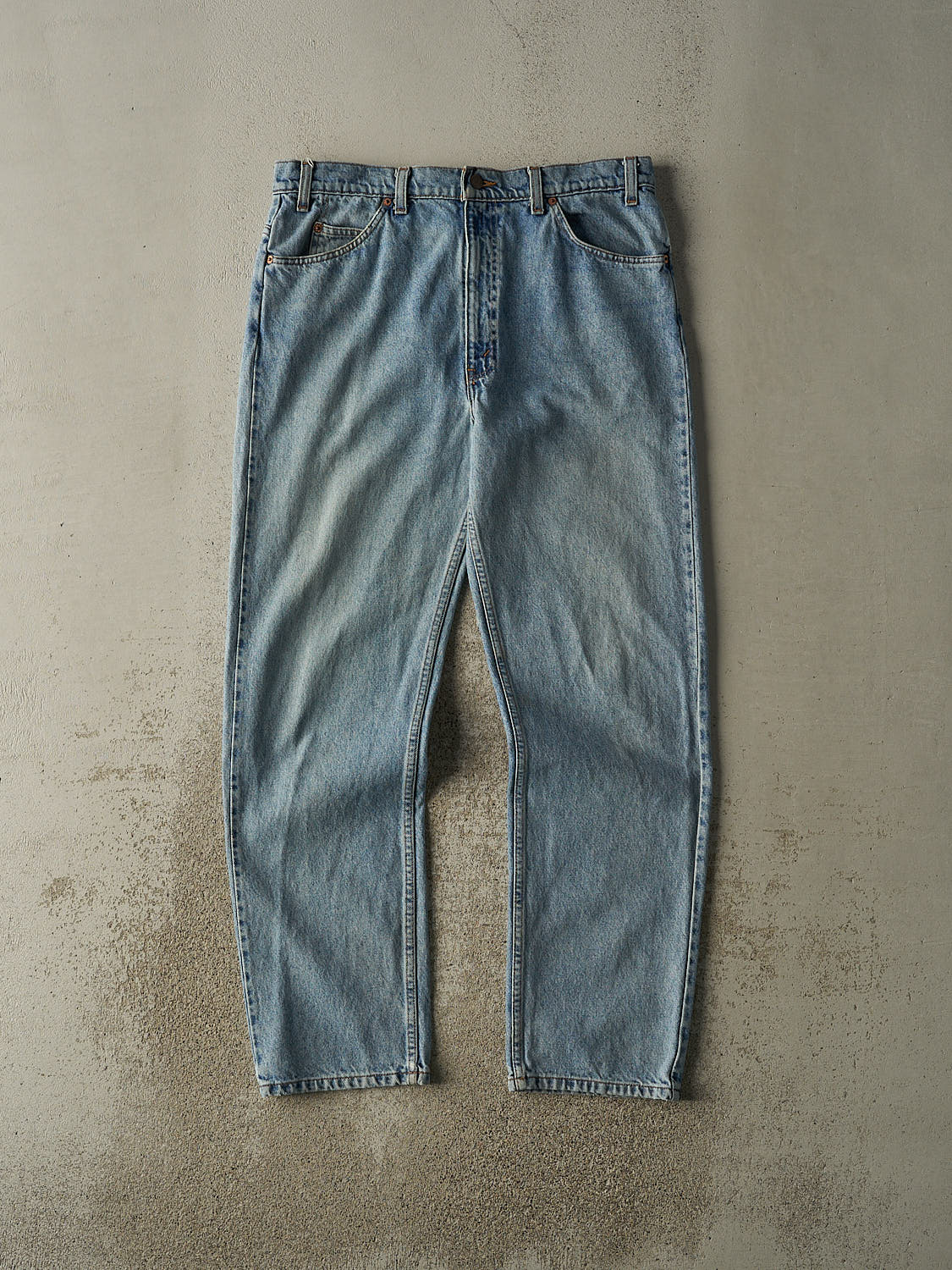 Vintage 80s Light Wash Levi's Orange Tab 505 Jeans (36x31.5)