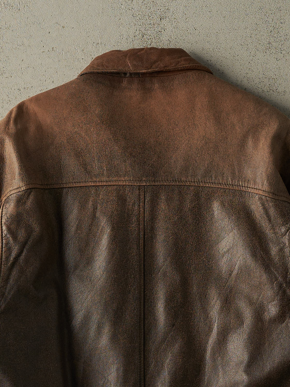 Vintage 90s Faded Brown Wilsons Bomber Flight Jacket (XL)