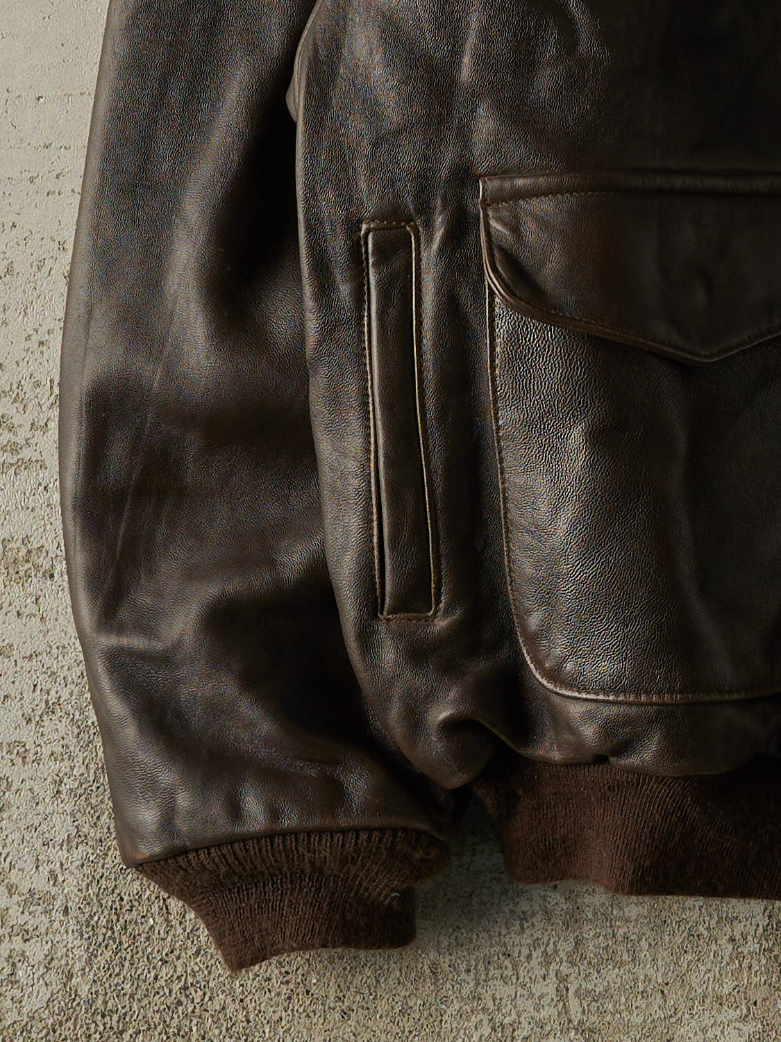 Vintage 90s Brown Avirex Type A-2 Flight Jacket (L/XL) – Rebalance