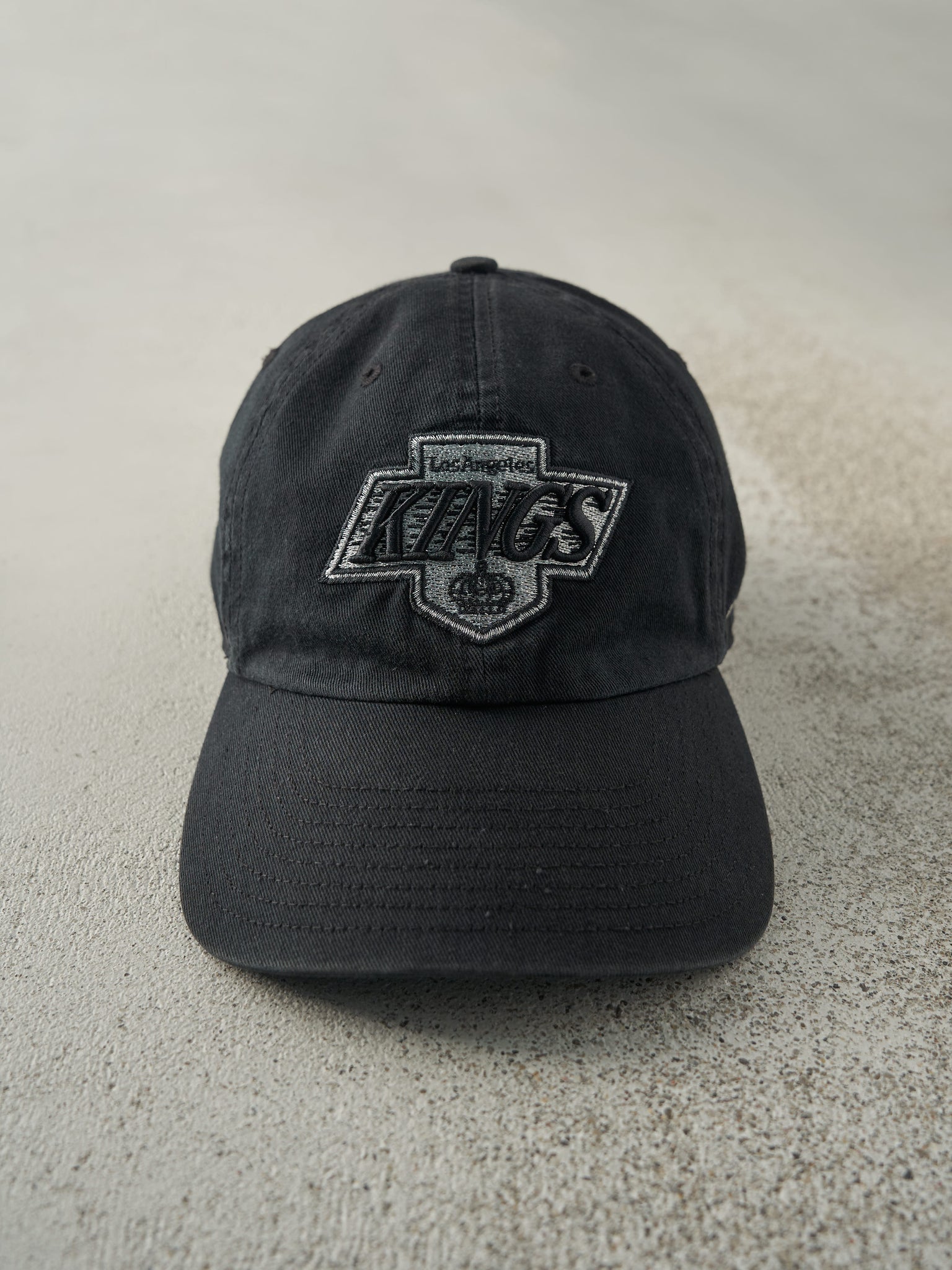 Vintage Y2K Black Los Angeles Kings Strap Back Hat