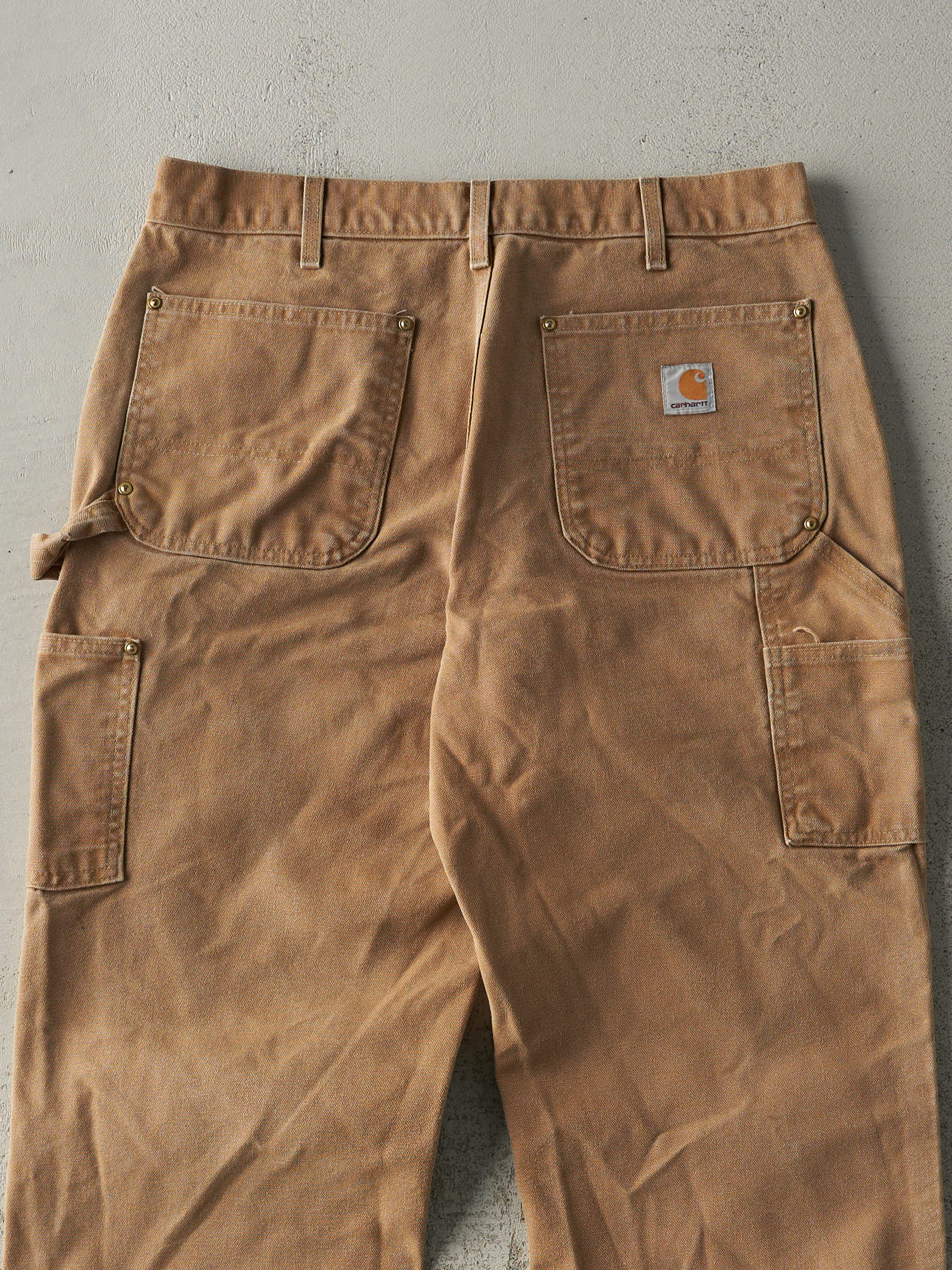 Vintage Y2K Camel Carhartt Double Knee Carpenter Pants (32.5x29.5)